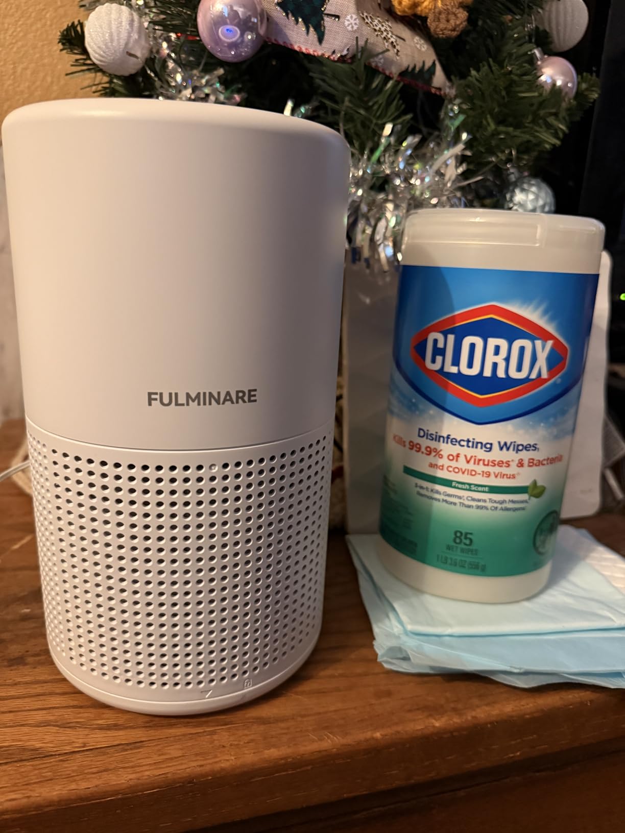 Air Purifiers for Bedroom, FULMINARE H13 True HEPA Air Filter, Quiet Air Cleaner With Night Light,Portable Small Air Purifier for Home, Office, Living Room - Customer Photo 1