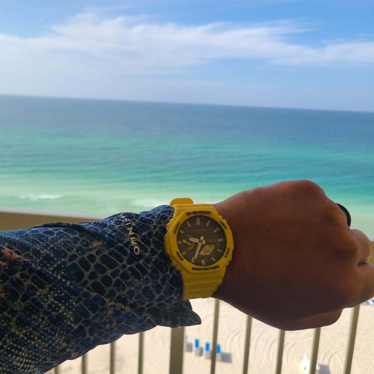 G-Shock GAB2100C-9A Bluetooth Solar GAB2100 Series, Yellow - Customer Photo 2
