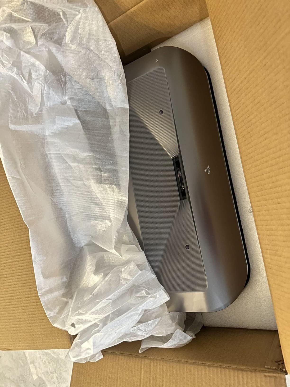 AWOL VISION LTV-2500 4K UHD Ultra Short Throw Triple Laser Projector with Dolby Vision & Atmos, Active 3D, 150