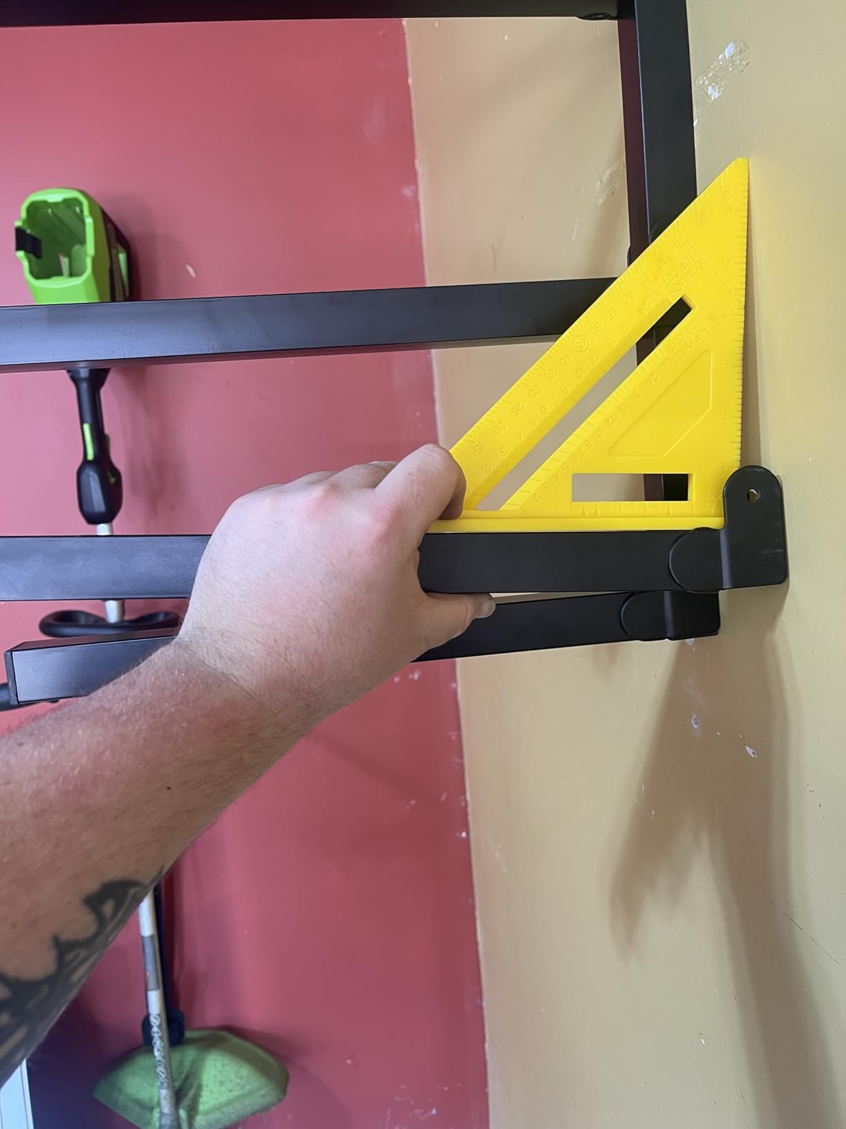 Ultrawall Wall Mount Wood Organizer and Lumber Storage Metal Rack with 3-Level - Indoor & Outdoor Use, 4 Pack Customer Review Ultrawall Wall Mount Wood Organizer and Lumber Storage Metal Rack with 3-Level - Indoor & Outdoor Use, 4 Pack - Customer Photo 2