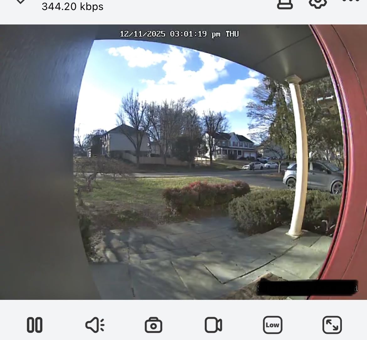 REOLINK Video Doorbell WiFi Camera - Wired 2K Outdoor, 5G&2.4G WiFi, 4:3 Wide View Angle, Smart Detection, Local Storage, No Subscription Front Door Home Security, Customized Chime V2 - Customer Photo 1