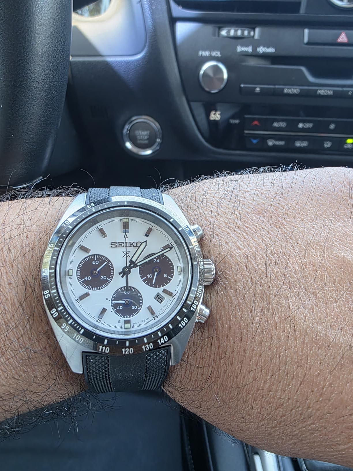 SEIKO SSC813 Solar Watch for Men - Prospex Speedtimer Collection - Stainless Steel, Lumibrite Display, Water-Resistant 100M - Customer Photo 1