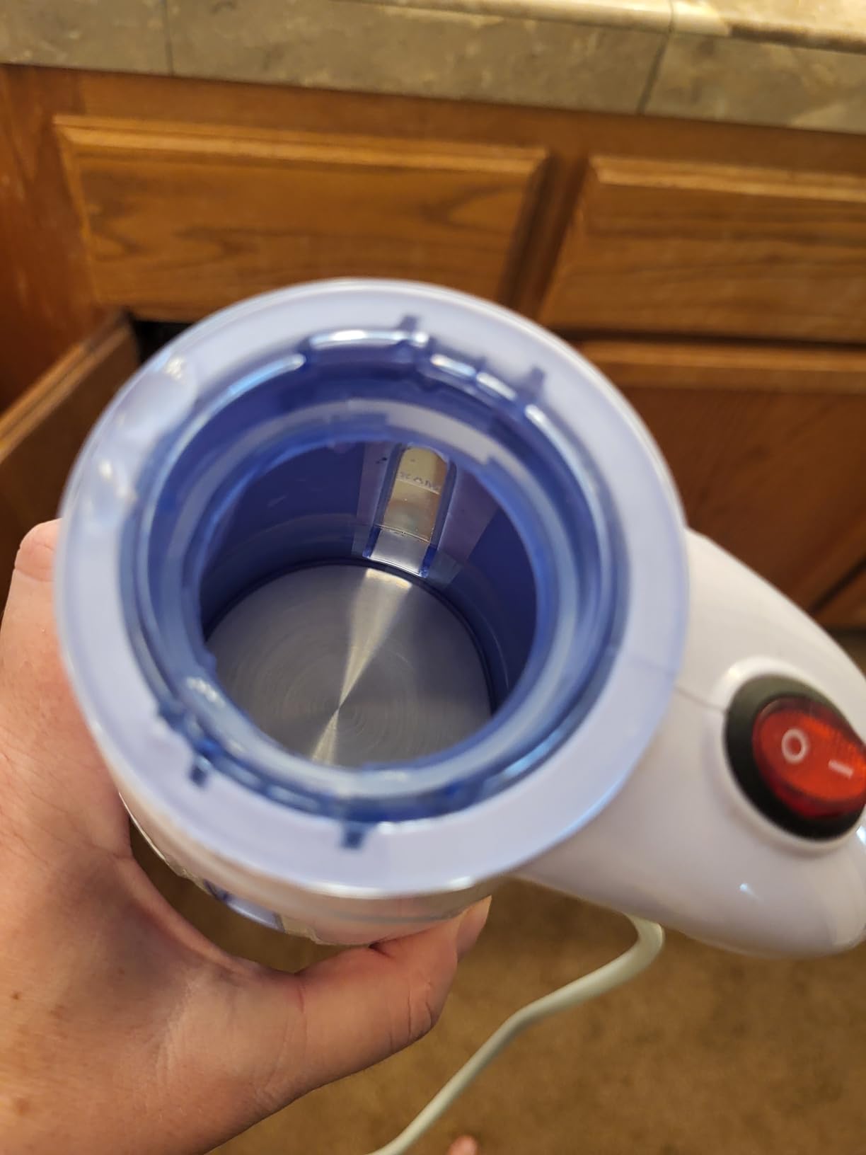 OGHom Steamer for Clothes, Handheld Clothing Steamer for Garment, 240ml Big Capacity 700W Portable Travel Steam Iron (Blue) Customer Review OGHom Steamer for Clothes, Handheld Clothing Steamer for Garment, 240ml Big Capacity 700W Portable Travel Steam Iron (Blue) - Customer Photo 2