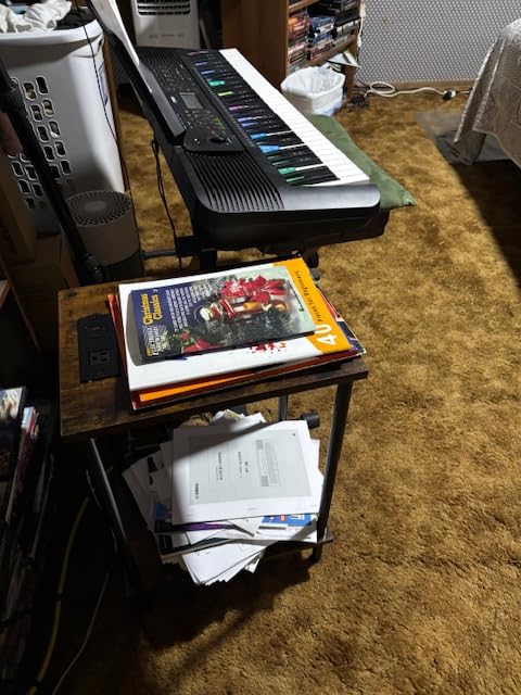 HOOBRO Side Table with Charging Station, Set of 2 End Tables with USB Port and Outlets, Nightstand with 2-Layer Storage Shelves for Small Spaces, Living Room, Bedroom, Rustic Brown - Customer Photo 1