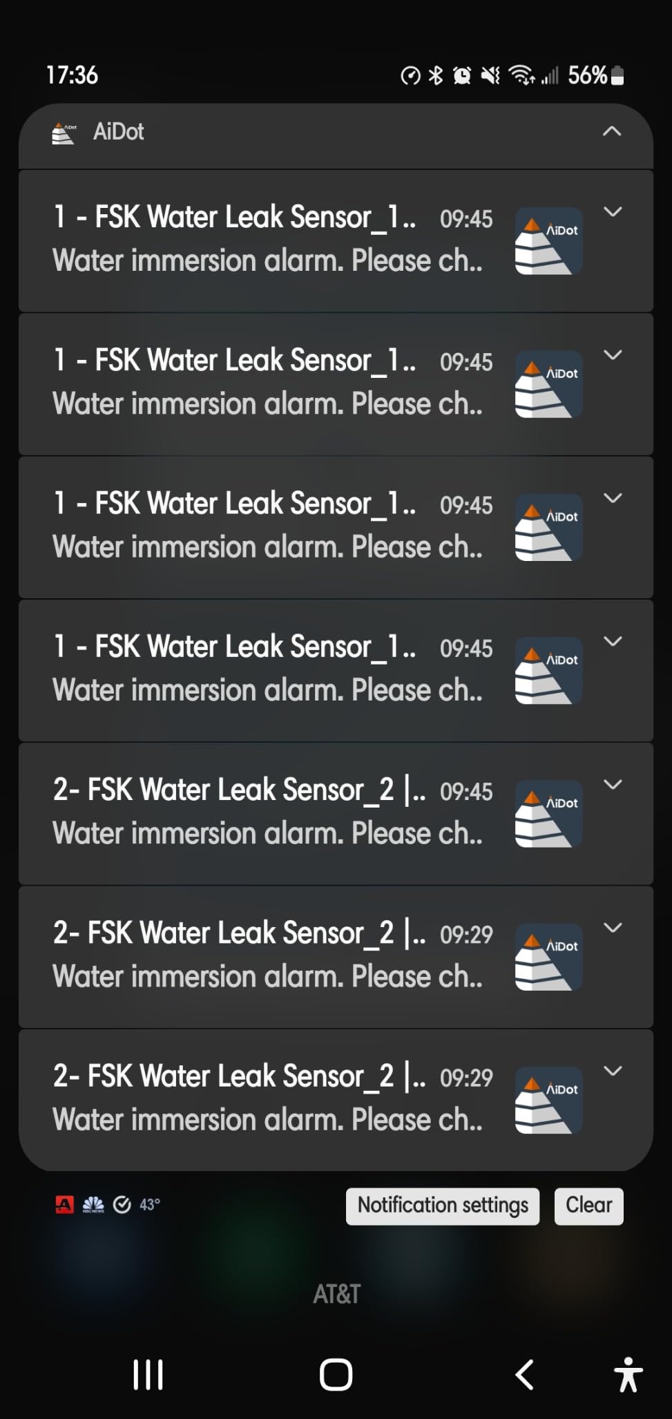 Winees WiFi Water Leak Detector, 3 Pack Water Sensors with 100dB Adjustable Alarm, Leak Alert Email&SMS Notification, 200M Transmission for Basement, Bathroom, Laundry, IFTTT, S1 Plus, 2.4G WiFi Only - Customer Photo 2