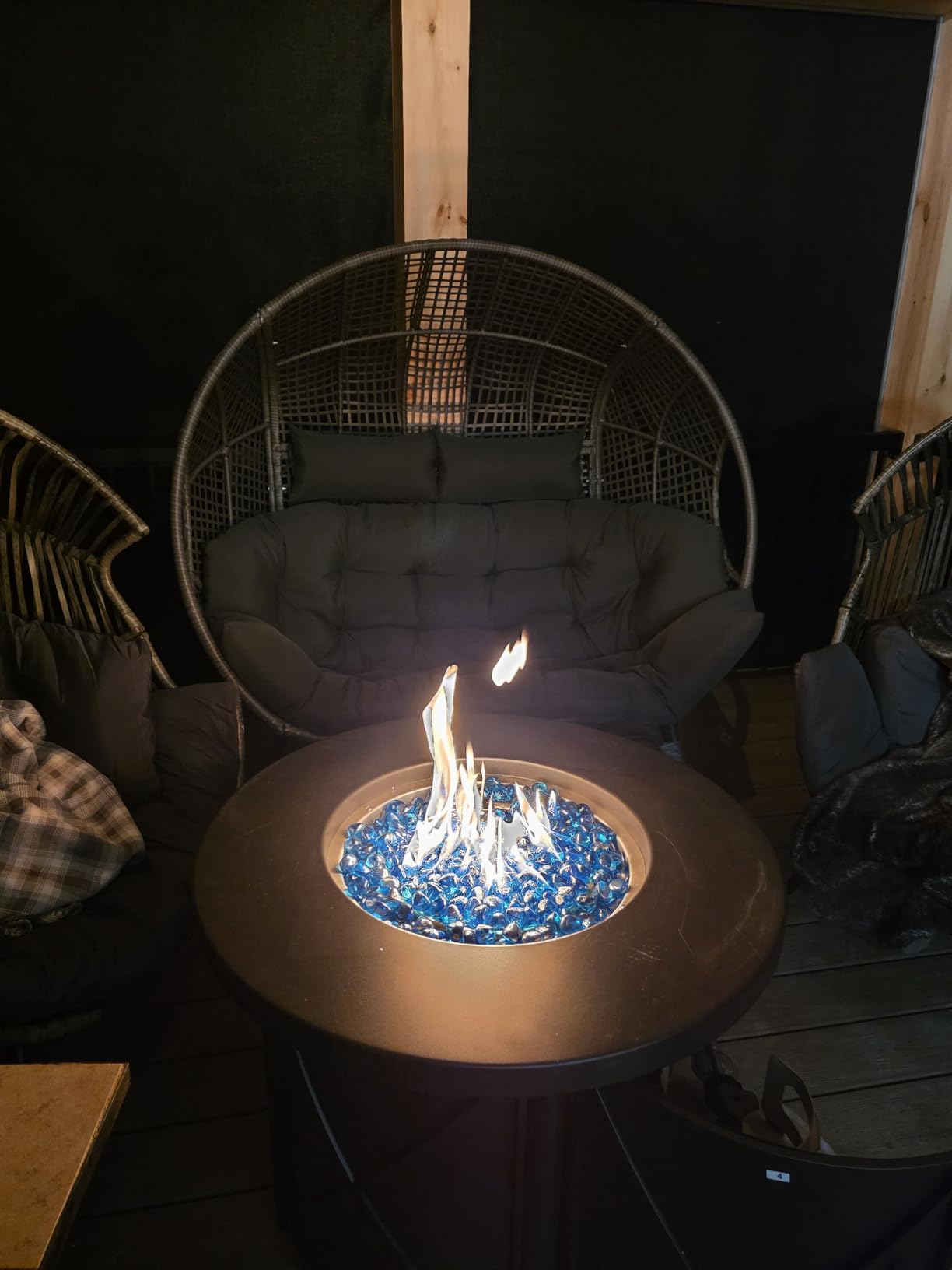 BALI OUTDOORS 50000 BTU Propane Fire Pit for Outdoor, 30 in Fire Pit Table Outdoor, Round Firepits for Outside Backyard, Patio customer photo 1