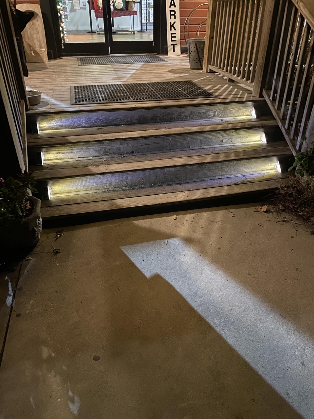 VOLISUN Solar Stair Lights 6 Pack, Solar Step Lights Outdoor Waterproof IP67, LED Outdoor Step Light, Outdoor Light Decor for Garden Stair, Deck, Front Step, Front Porch, and Patio (3000K) - Customer Photo 2