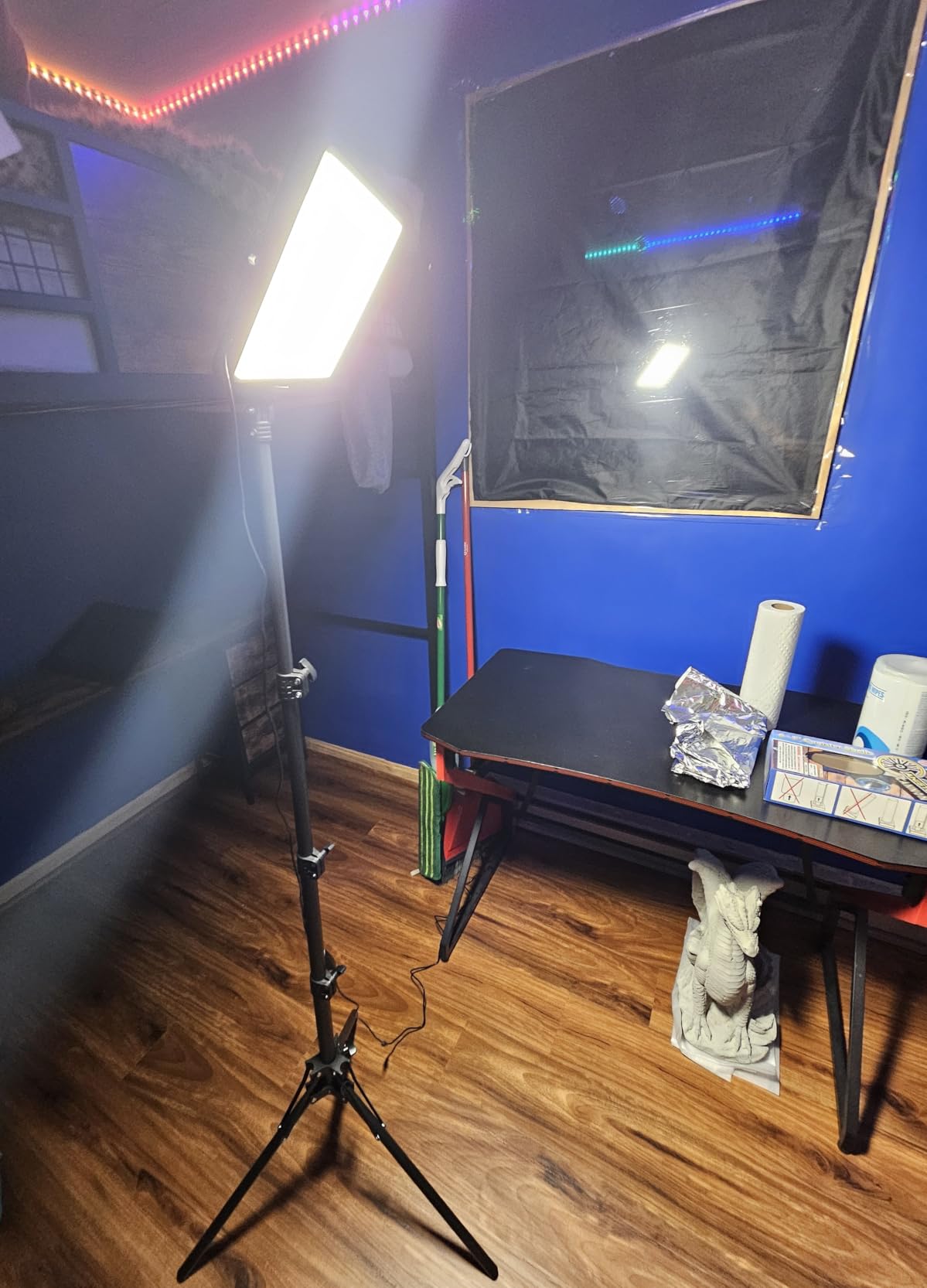 2-Pack LED Video Light Kit, NiceVeedi Studio Light, 2800-6500K Dimmable Photography Lighting Kit with Tripod Stand&Phone Holder, 73 2-Pack LED Video Light Kit, NiceVeedi Studio Light, 2800-6500K Dimmable Photography Lighting Kit with Tripod Stand&Phone Holder, 73