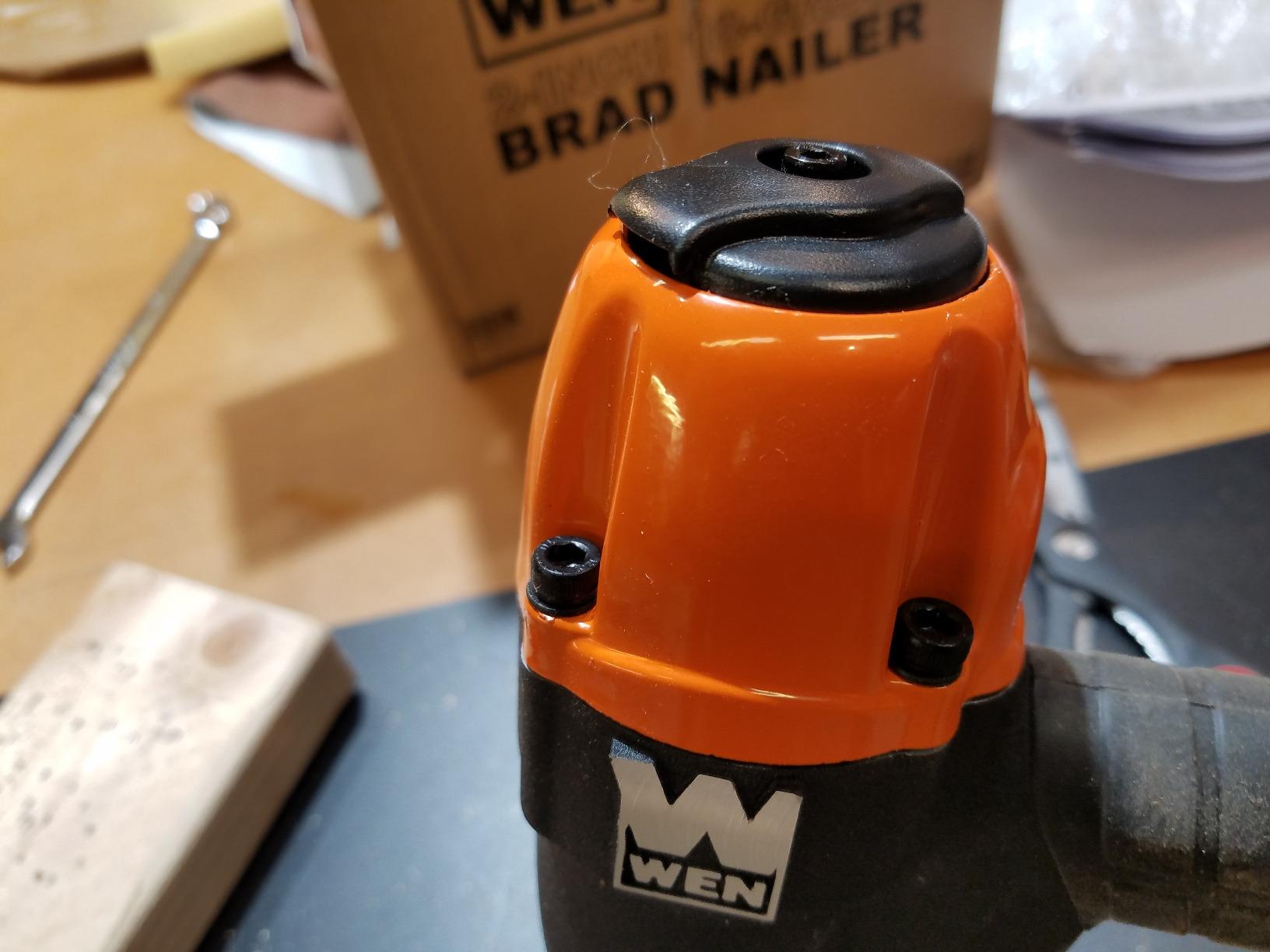 WEN 61722K 18-Gauge 2-in-1 Pneumatic 2-Inch Brad Nailer and 1/4-Inch Crown Stapler Customer Review WEN 61722K 18-Gauge 2-in-1 Pneumatic 2-Inch Brad Nailer and 1/4-Inch Crown Stapler - Customer Photo 1