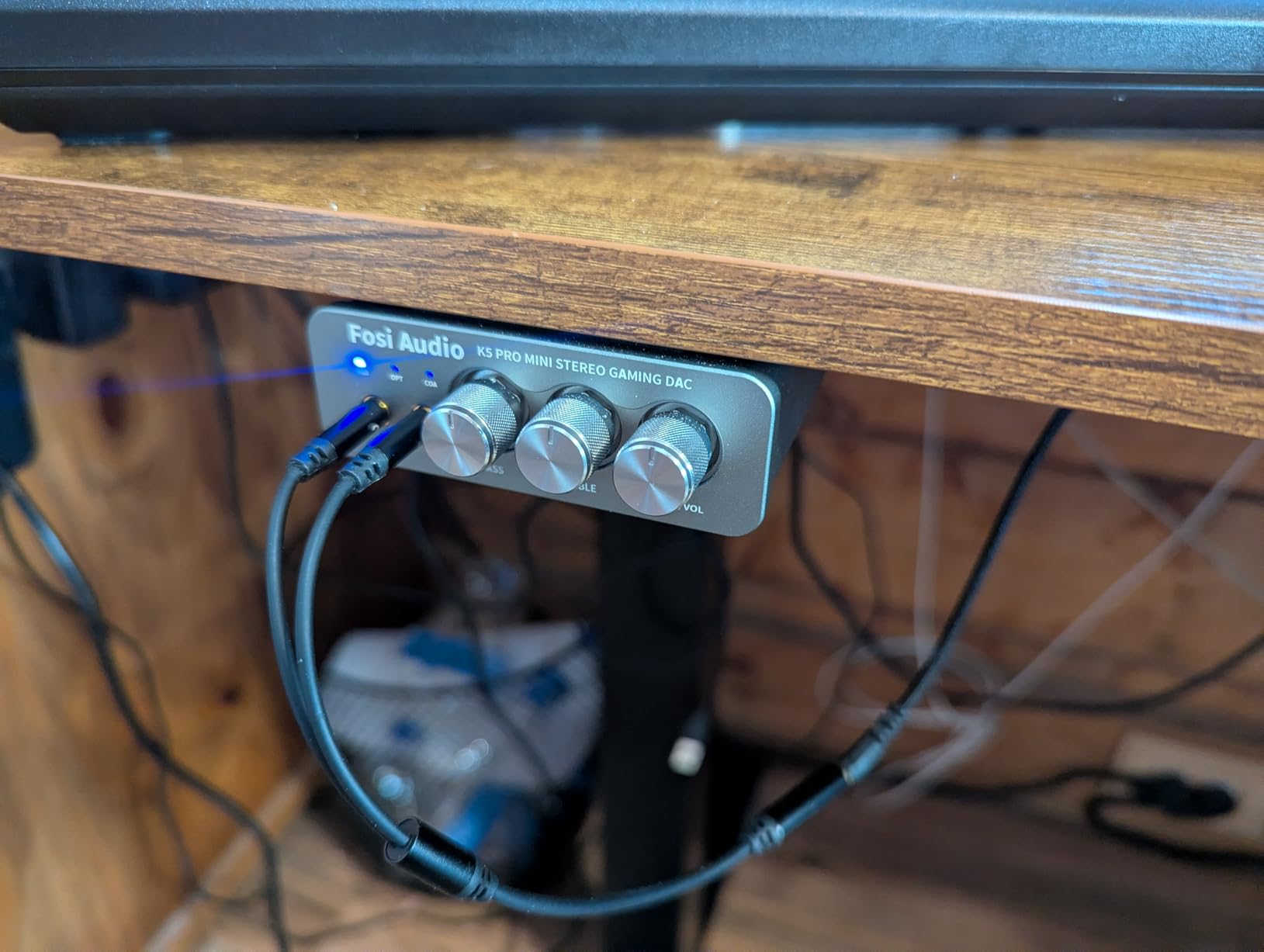 Fosi Audio K5 Pro Gaming DAC Headphone Amplifier Mini Hi-Fi Stereo Digital-to-Analog Audio Converter USB Type C/Optical/Coaxial to RCA/3.5MM AUX for PS5/PC/MAC/Computer - Customer Photo 1