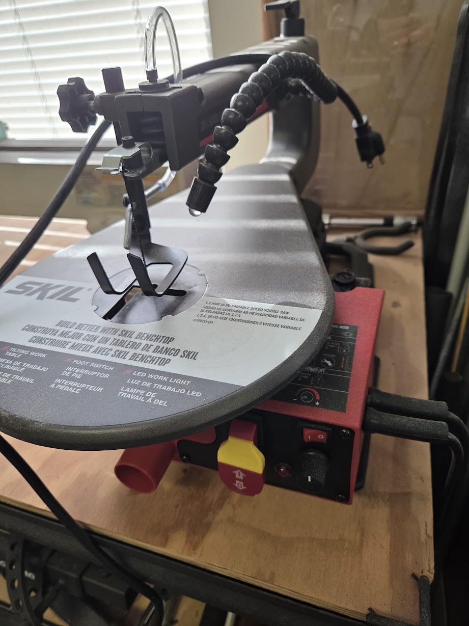 SKIL 1.2 Amp 16 in. Variable Speed Scroll Saw with LED Work Light for Woodworking - SS9503-00 - Customer Photo 2
