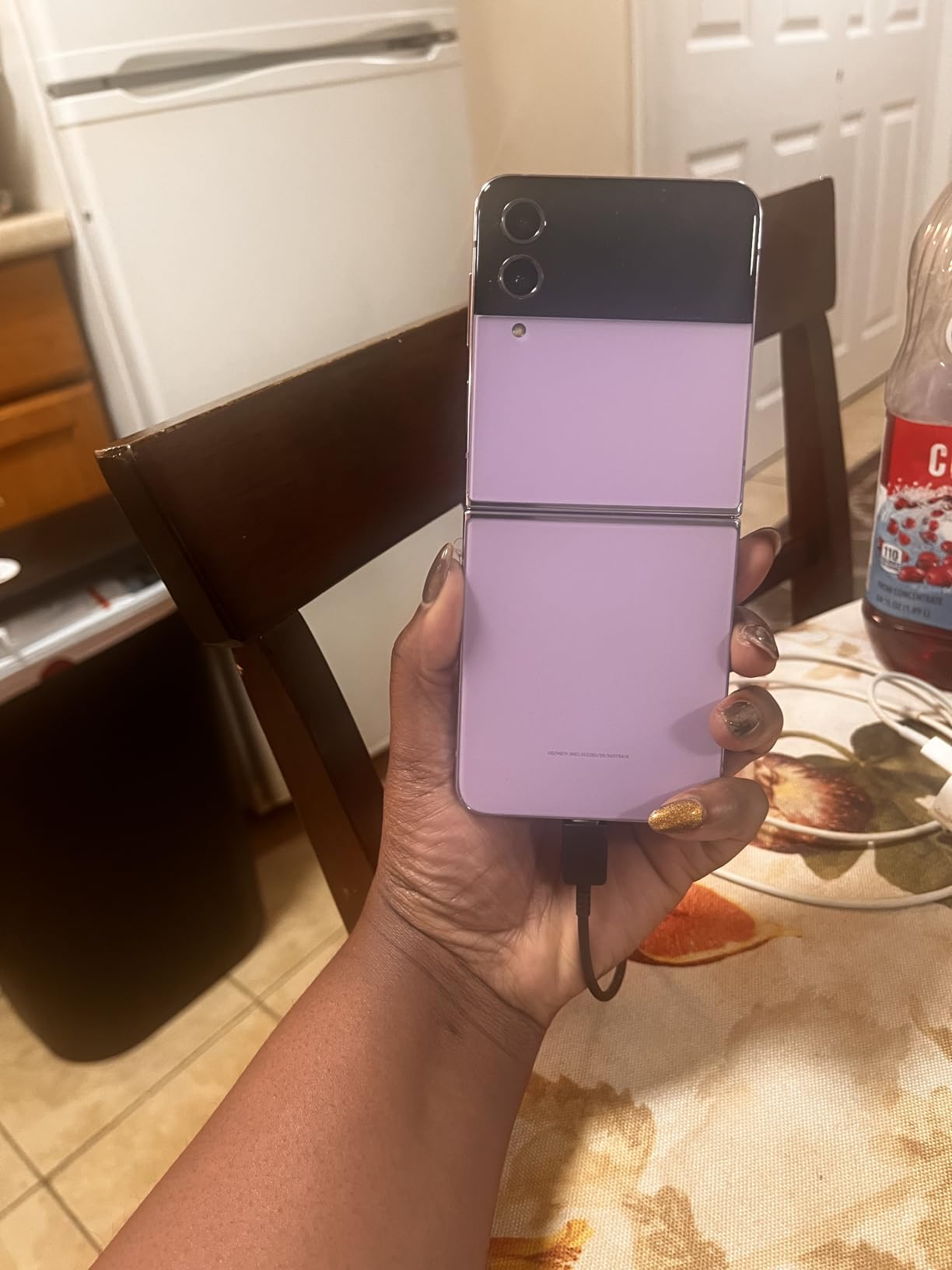 Samsung Galaxy Z Flip 4 5G, US Version, 128GB, Graphite - Unlocked (Renewed) - Customer Photo 5