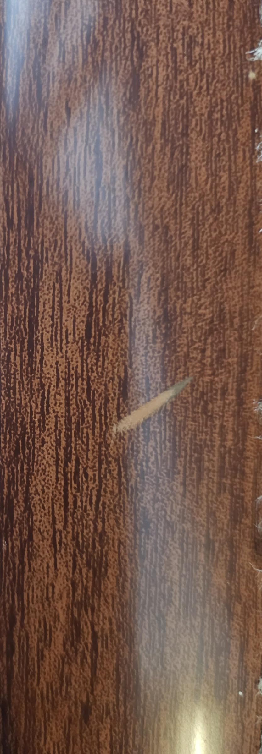 Art3d 4 FT Self Adhesive Vinyl Floor Transition Strip, Laminate Strip Flat Divider for Joining Gaps,Carpet Threshold Transition,Floor Tiles（1.57in, Brown） - Customer Photo 3