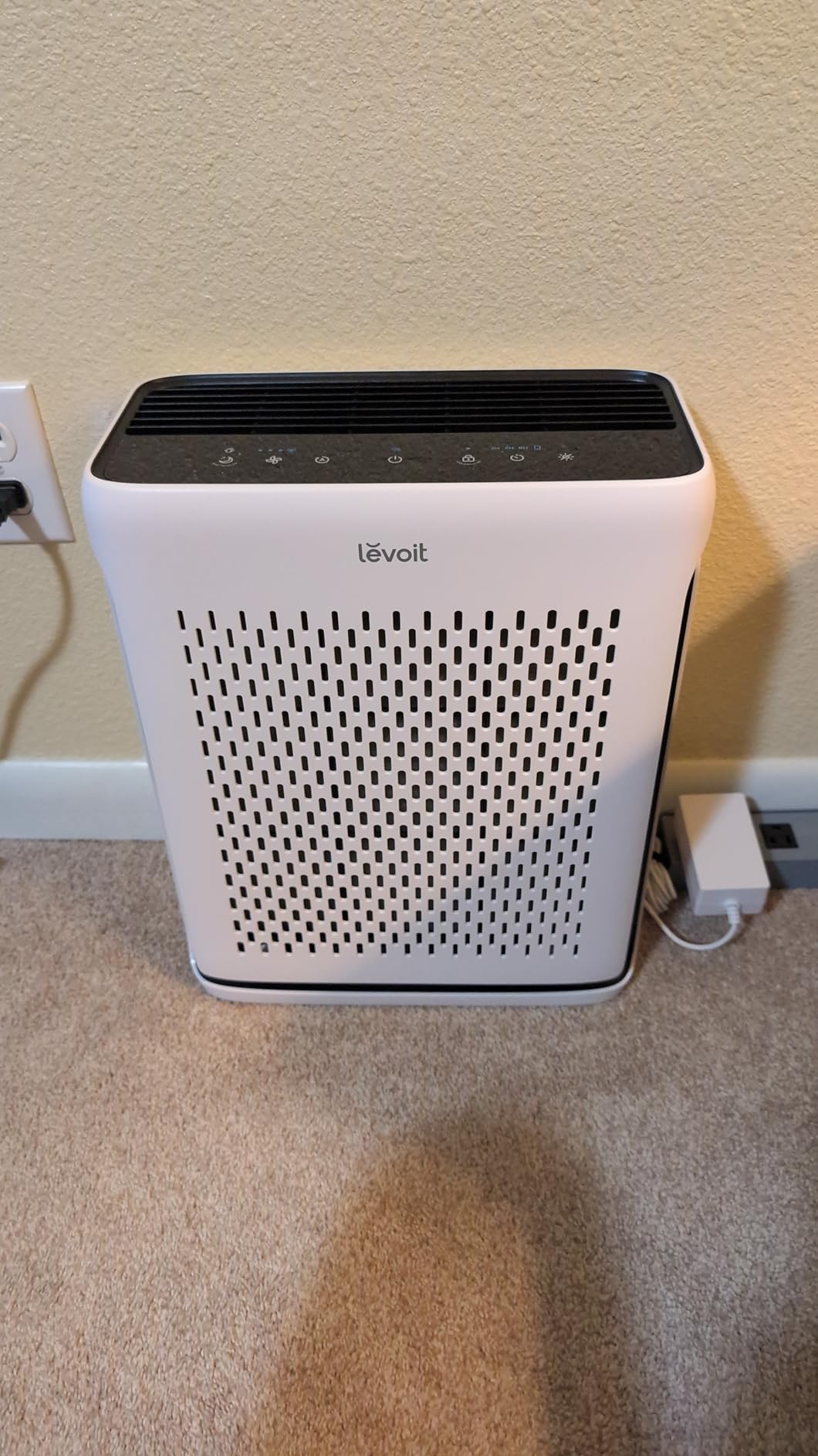LEVOIT Air Purifier for Home Large Room Up to 1073Ft² with Air Quality Monitor, AHAM VERIFIDE, Smart WiFi, Washable Pre-Filter, HEPA Sleep Mode for Pets, Allergies, Dust, Pollen, Vital 100S-P, White Customer Review LEVOIT Air Purifier for Home Large Room Up to 1073Ft² with Air Quality Monitor, AHAM VERIFIDE, Smart WiFi, Washable Pre-Filter, HEPA Sleep Mode for Pets, Allergies, Dust, Pollen, Vital 100S-P, White - Customer Photo 1