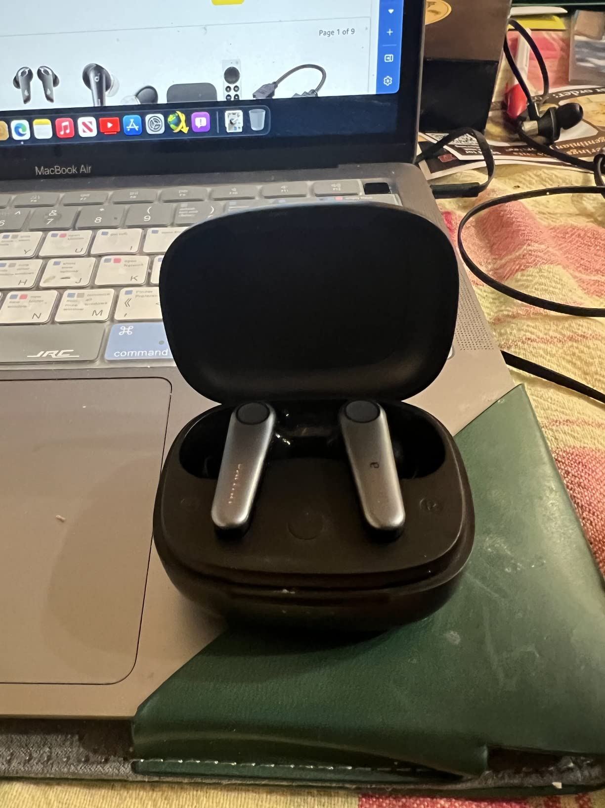 EarFun Air Pro 3 Noise Cancelling Earbuds, Qualcomm® aptX™ Adaptive Sound, 6 Mics CVC 8.0 ENC, Bluetooth 5.3 Earbuds, Multipoint Connection, 45H Playtime, App Customize EQ, Wireless Charging - Customer Photo 4