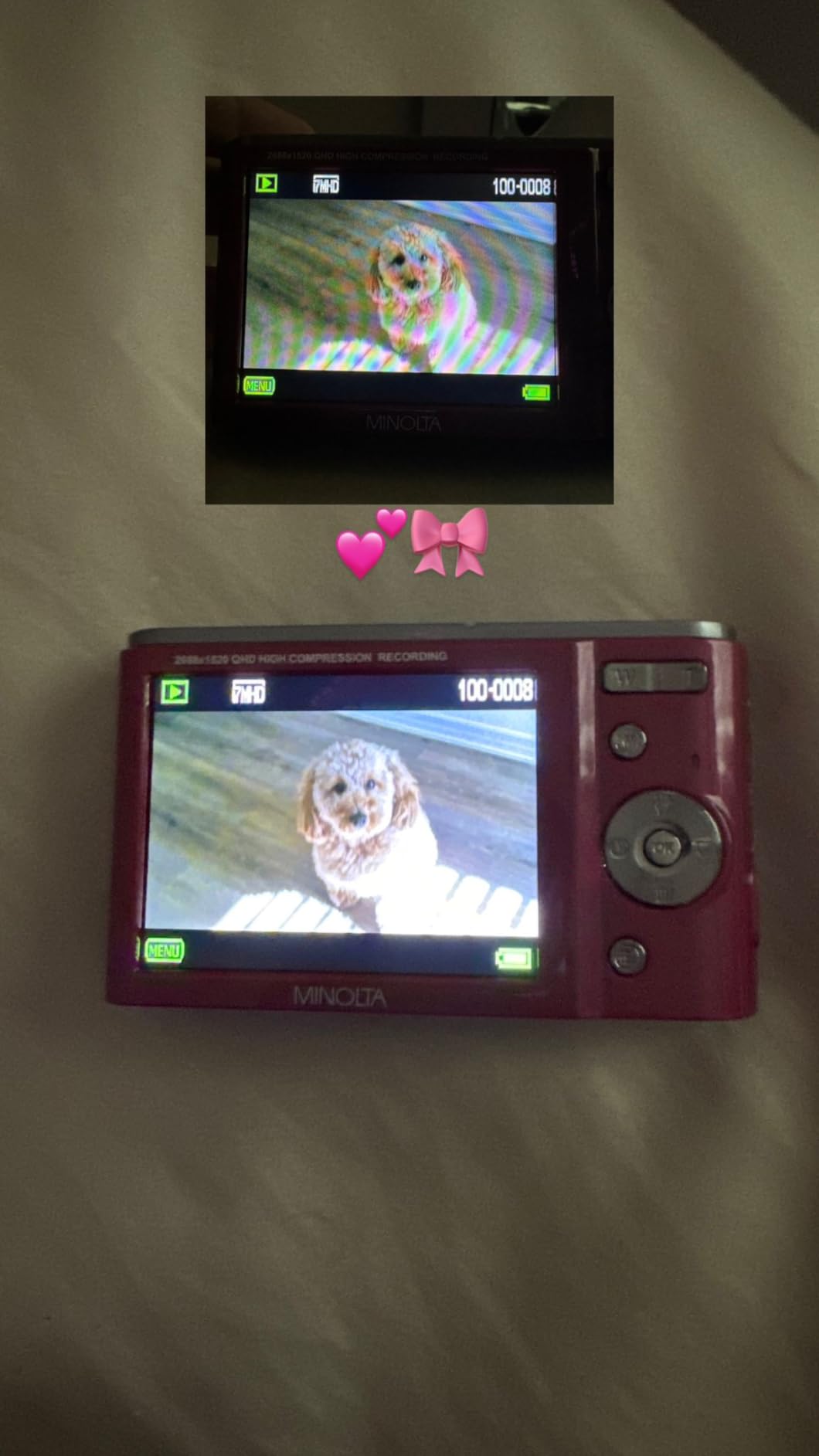 Minolta MND20 44MP Digital Camera – 2.7K Ultra HD Video, 16X Digital Zoom, Anti-Shake Stabilization, Time Lapse, Face Detection, 2.9-inch LCD Display – Lightweight Compact Camera (Silver) - Customer Photo 1