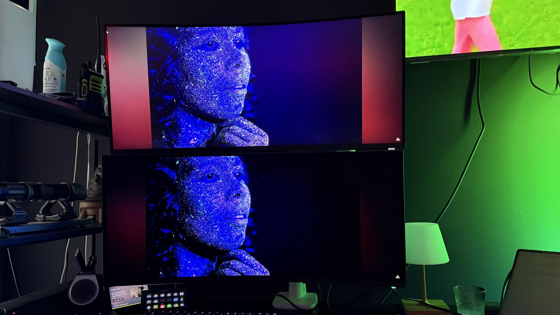 Alienware AW3423DWF Curved QD-OLED Gaming Monitor - 34-inch Quantum Dot OLED 0.1Ms 165Hz, 99.3% DCI-P3 Color Gamut - Customer Photo 1