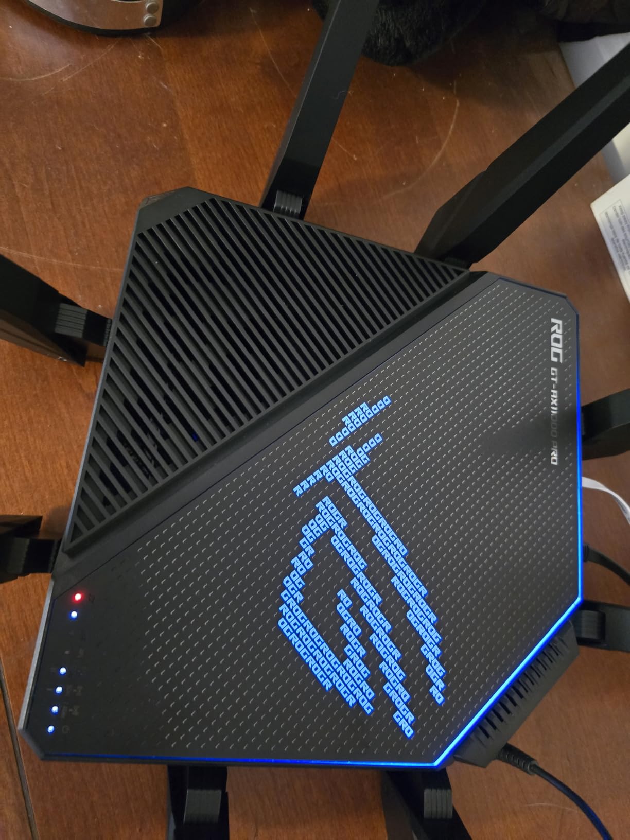 ASUS ROG Rapture GT-AX11000 Pro Tri-Band WiFi 6 Extendable Gaming Router, 10G & 2.5G Ports, ASUS RangeBoost Plus, Triple-Level Game Acceleration, Subscription-Free Network Security, AiMesh Compatible - Customer Photo 2