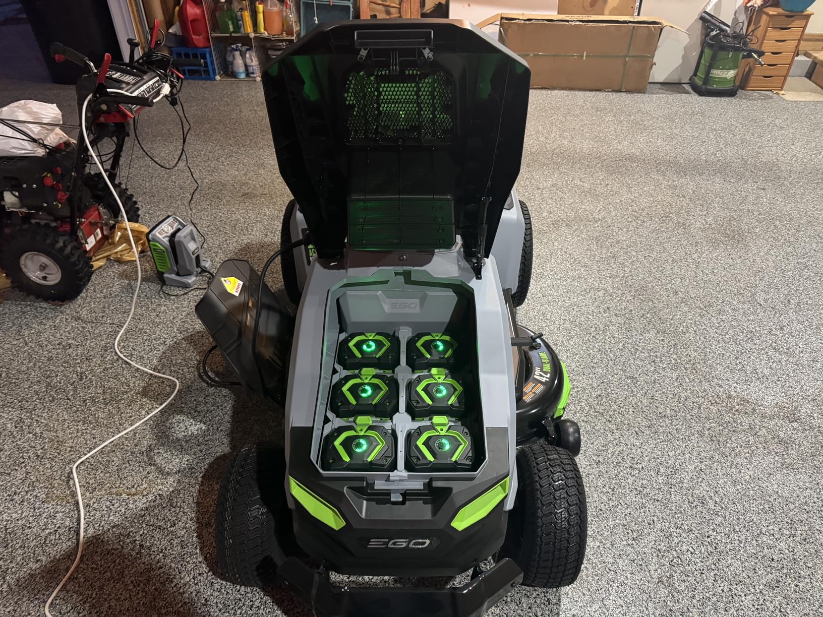 EGO Power+ Electric Riding Lawn Mower, 52