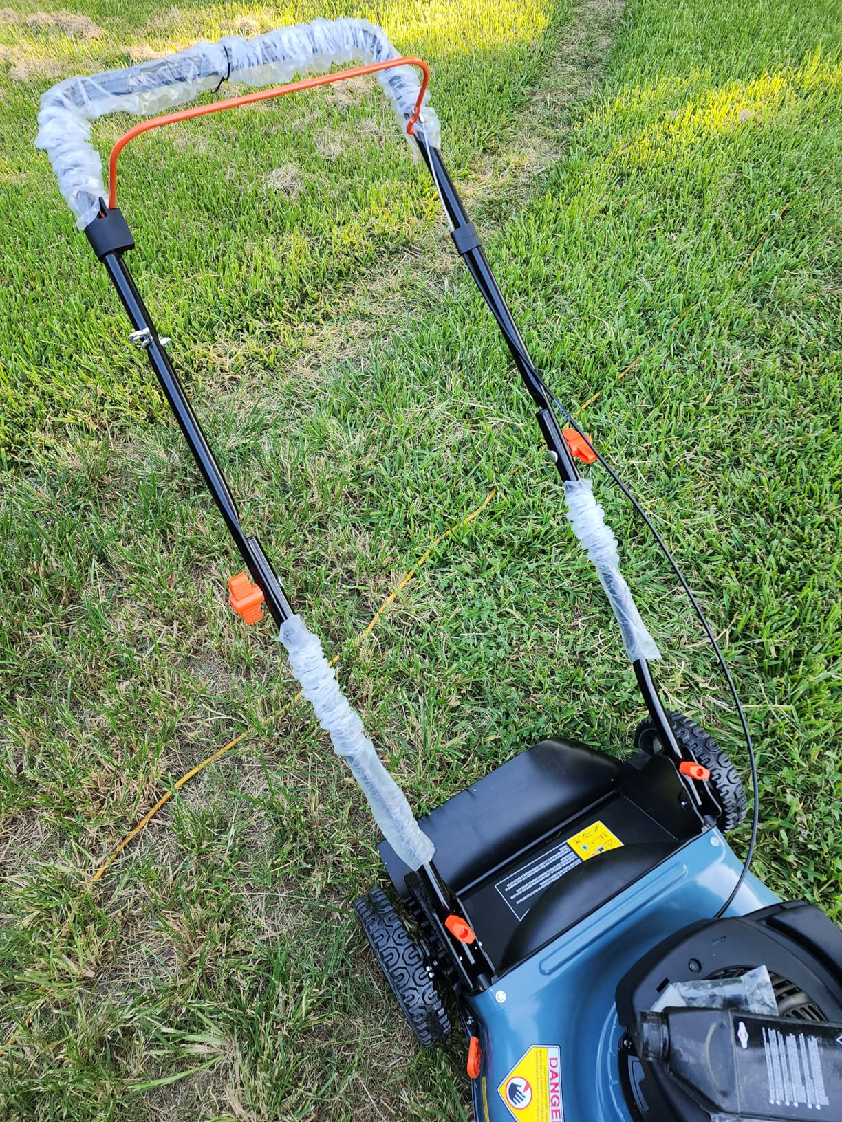 SENIX LSPG-M4 21-Inch Gas Push Lawn Mower with 125 cc 4-Cycle Briggs & Stratton Engine, Mulching and Side Discharge, 6-Position Dual Lever Height Adjustment - Customer Photo 2