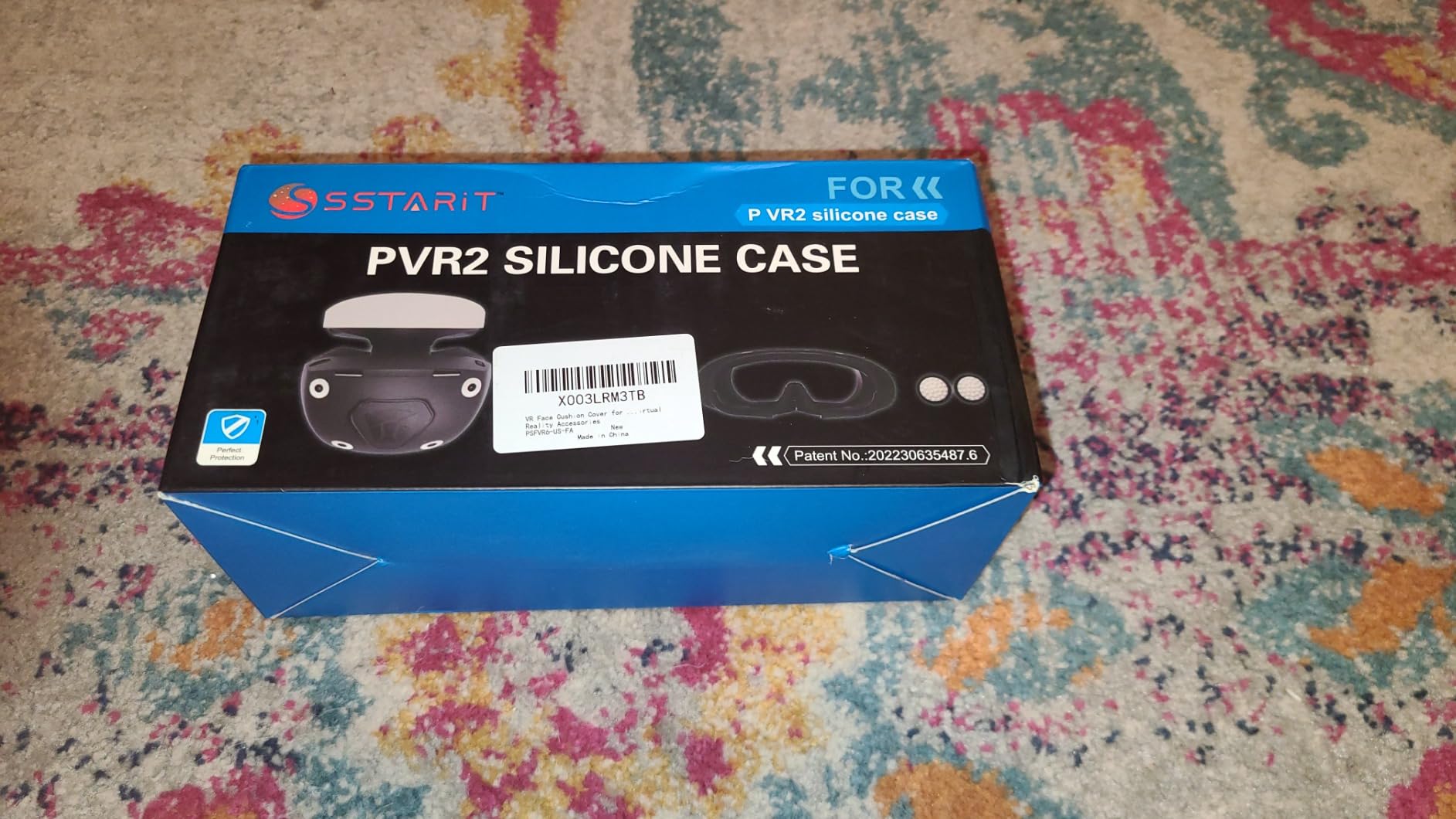 VR Protector Set for PlayStation VR2: Silicone PSVR2 Headset & Face Cushion Cover, Lens Dust Cover & 2 Pack Controller Thumb Grips for PS5 VR Vita Accessories - Sweatproof & Washable - Customer Photo 3