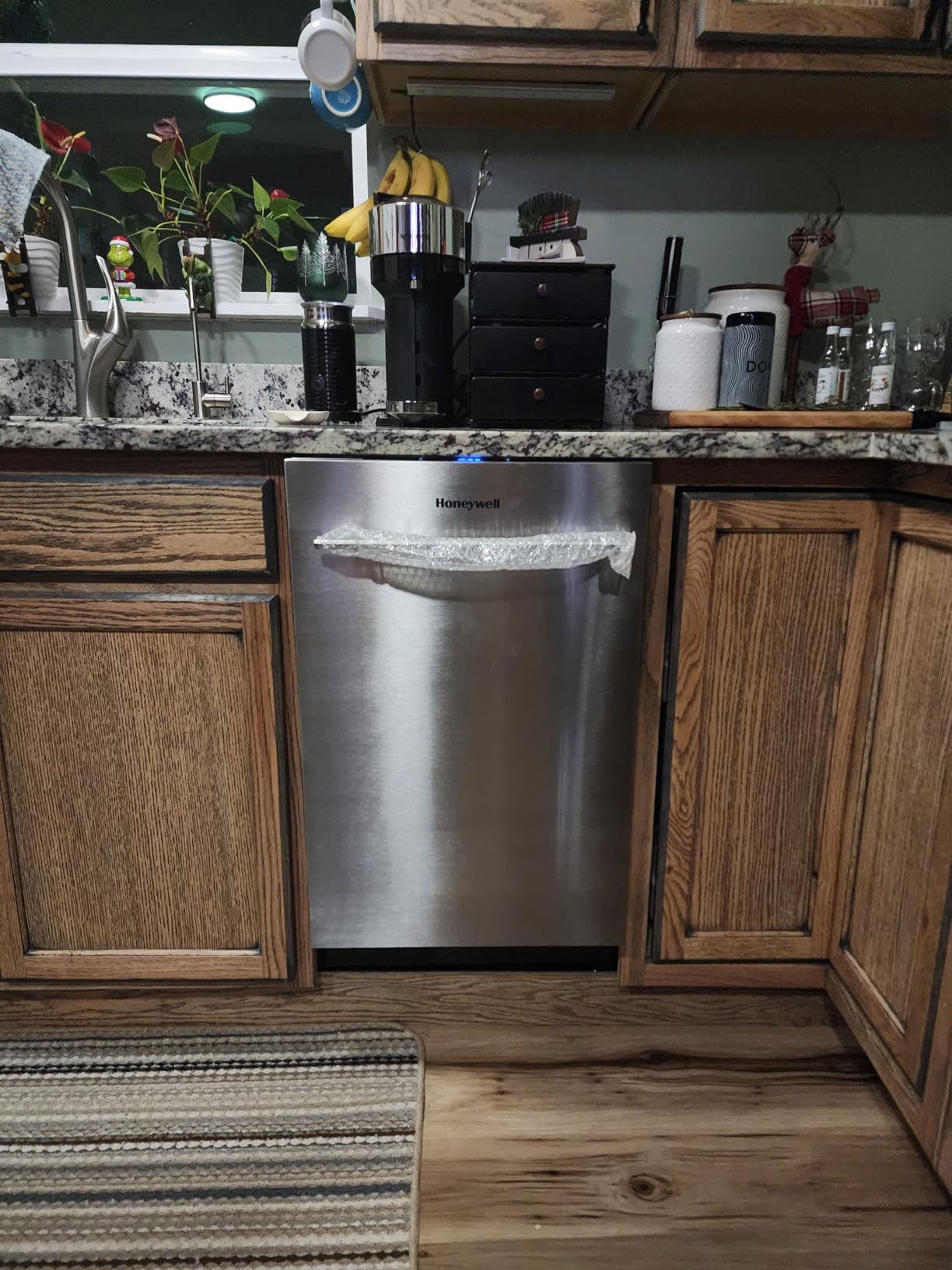 Honeywell 18 Inch Dishwasher with 8 Place settings, 6 Washing Programs, Stainless Steel Tub, UL/Energy Star- Stainless Steel - Customer Photo 1