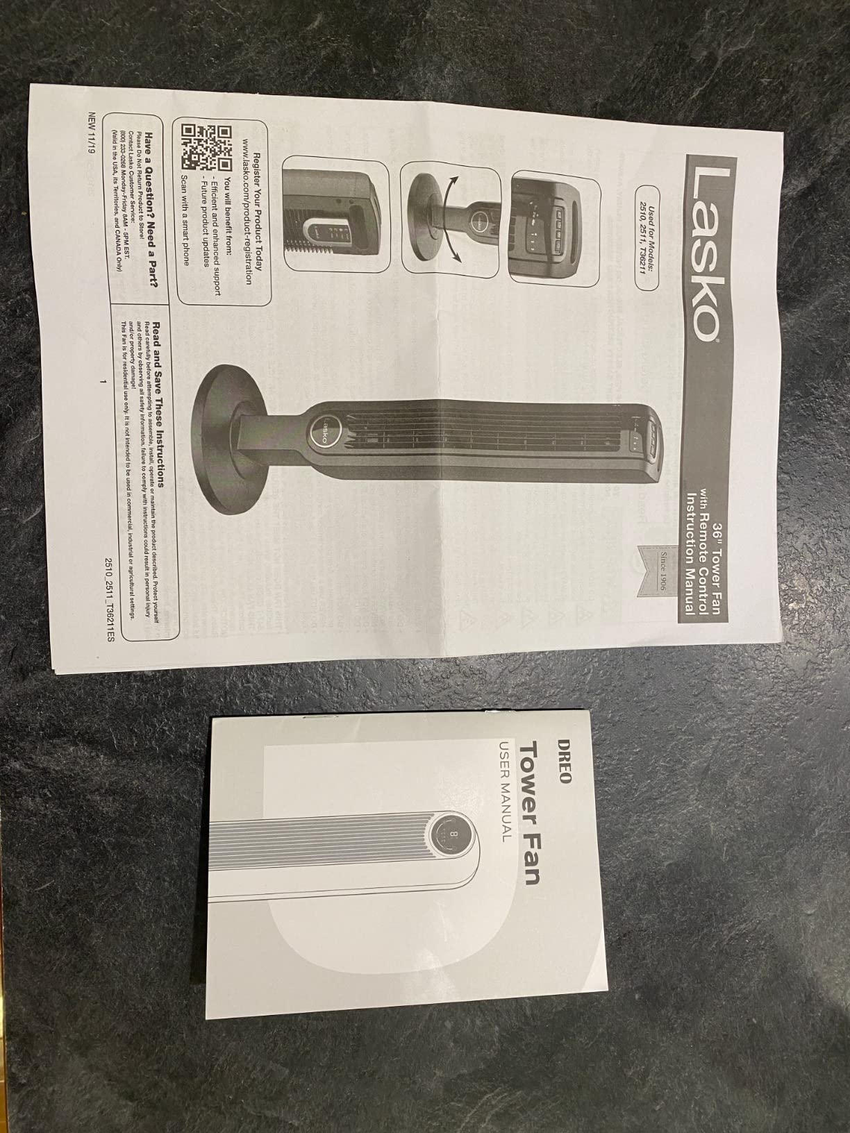 Dreo Tower Fan for Bedroom, 25ft/s Velocity Quiet Floor Fan, 90° Oscillating Fans for Indoors with 4 Speeds, 4 Modes, 8H Timer, Standing Fans, Bladeless Fan, White, Nomad One (DR-HTF007) - Customer Photo 1