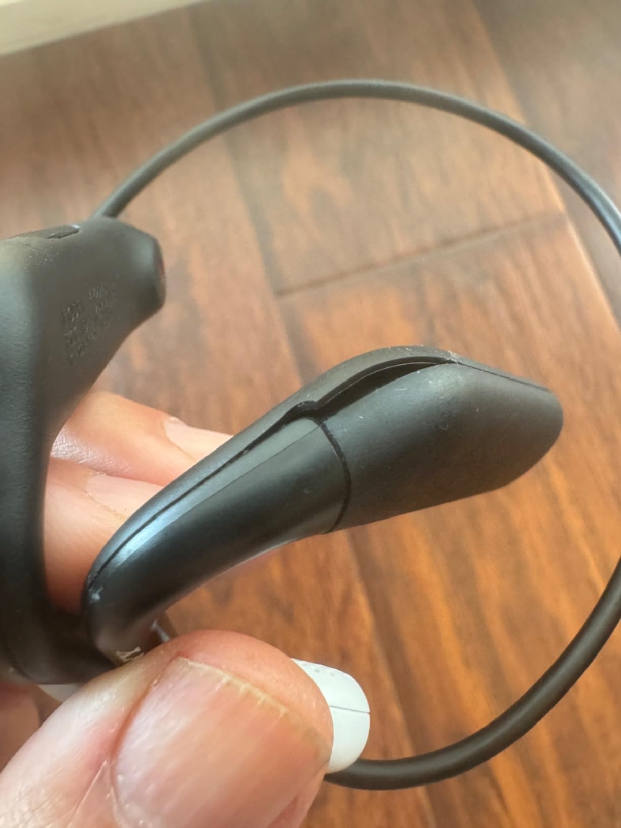 Sony Float Run Open-Ear Bluetooth Wireless Sport Headphones for Running and Exercise with Mic and IPX4 Water Resistance, WIOE610/B - Customer Photo 2