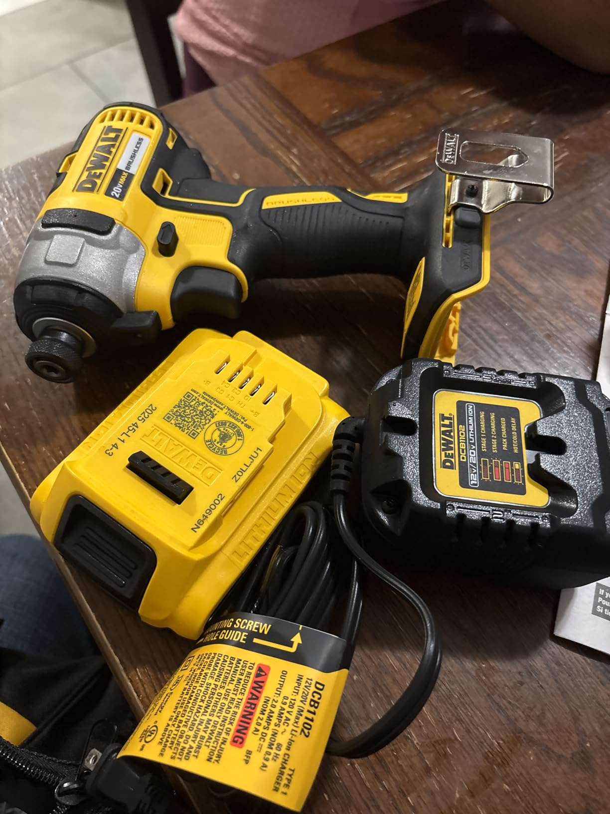 DEWALT 20V MAX Impact Driver, 1/4 Inch, Battery and Charger Included (DCF787D1) - Customer Photo 2