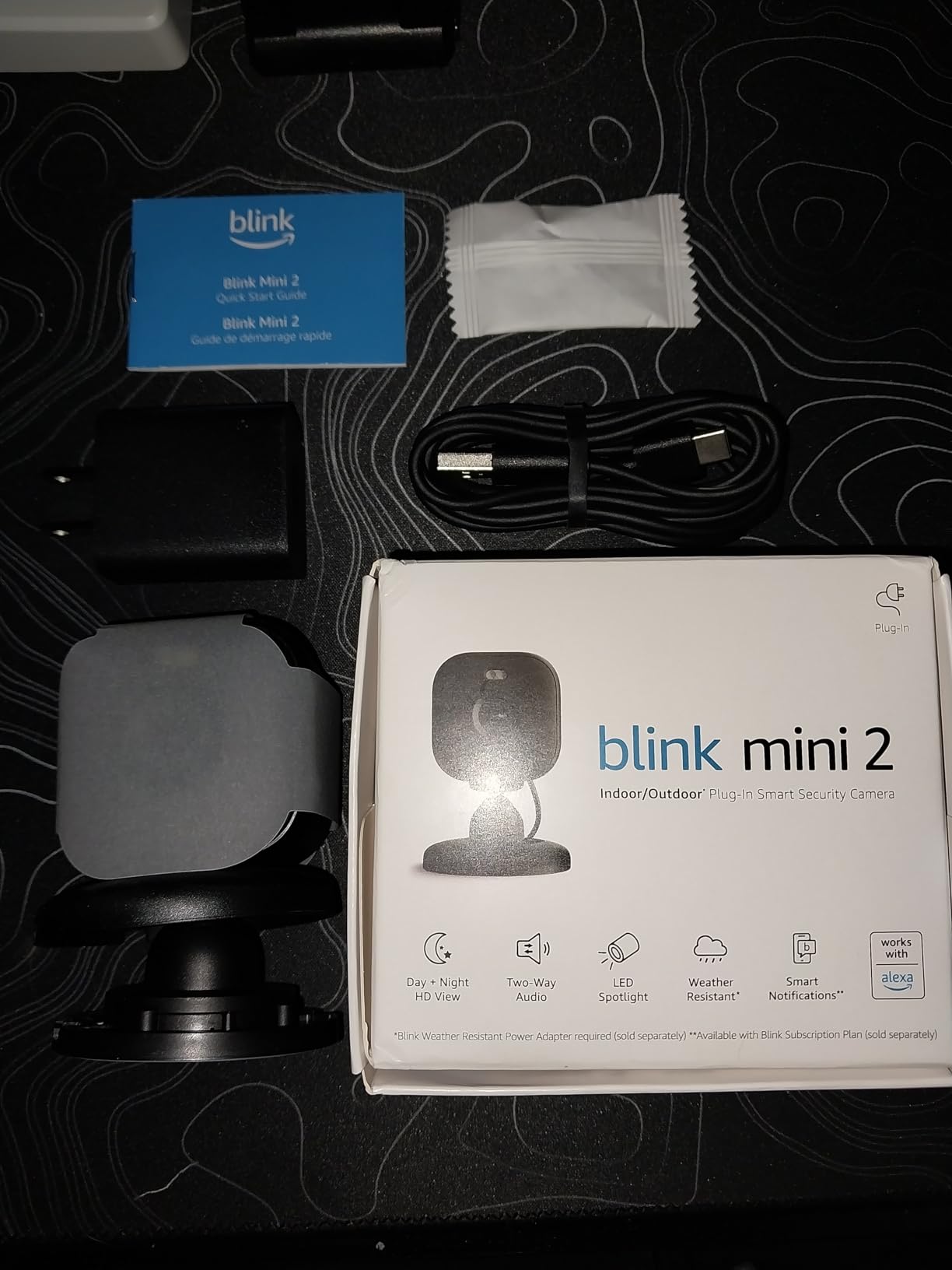 Blink Mini 2 — Home Security & Pet Camera with HD video, color night view, motion detection, two-way audio, and built-in spotlight — 1 camera (White) Customer Review Blink Mini 2 — Home Security & Pet Camera with HD video, color night view, motion detection, two-way audio, and built-in spotlight — 1 camera (White) - Customer Photo 1
