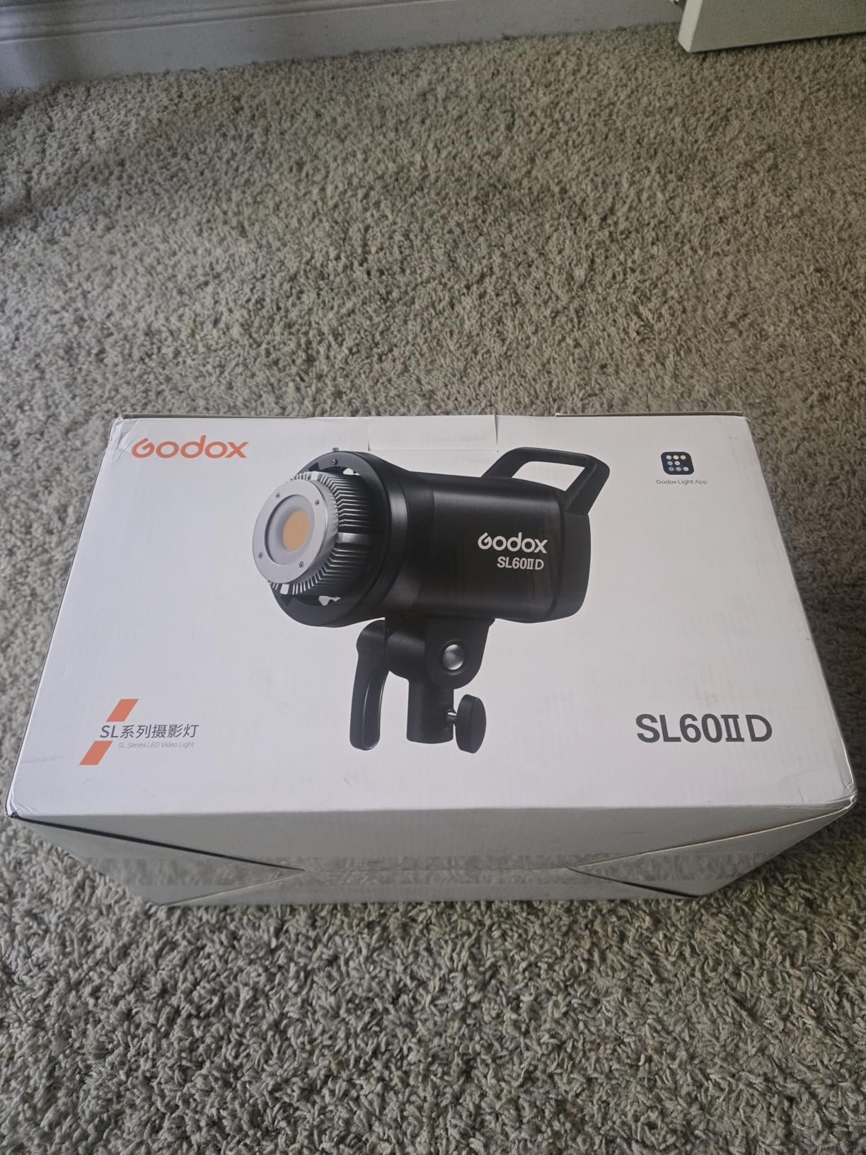 Godox SL60IIBi Bi-Color LED Video Light, 75W 2800K-6500K 25100Lux@1M CRI 96+ TLCI97+ Bowens Mount Photography Continuous Light, 11 FX Effects Studio LED Light with APP Control - Customer Photo 2