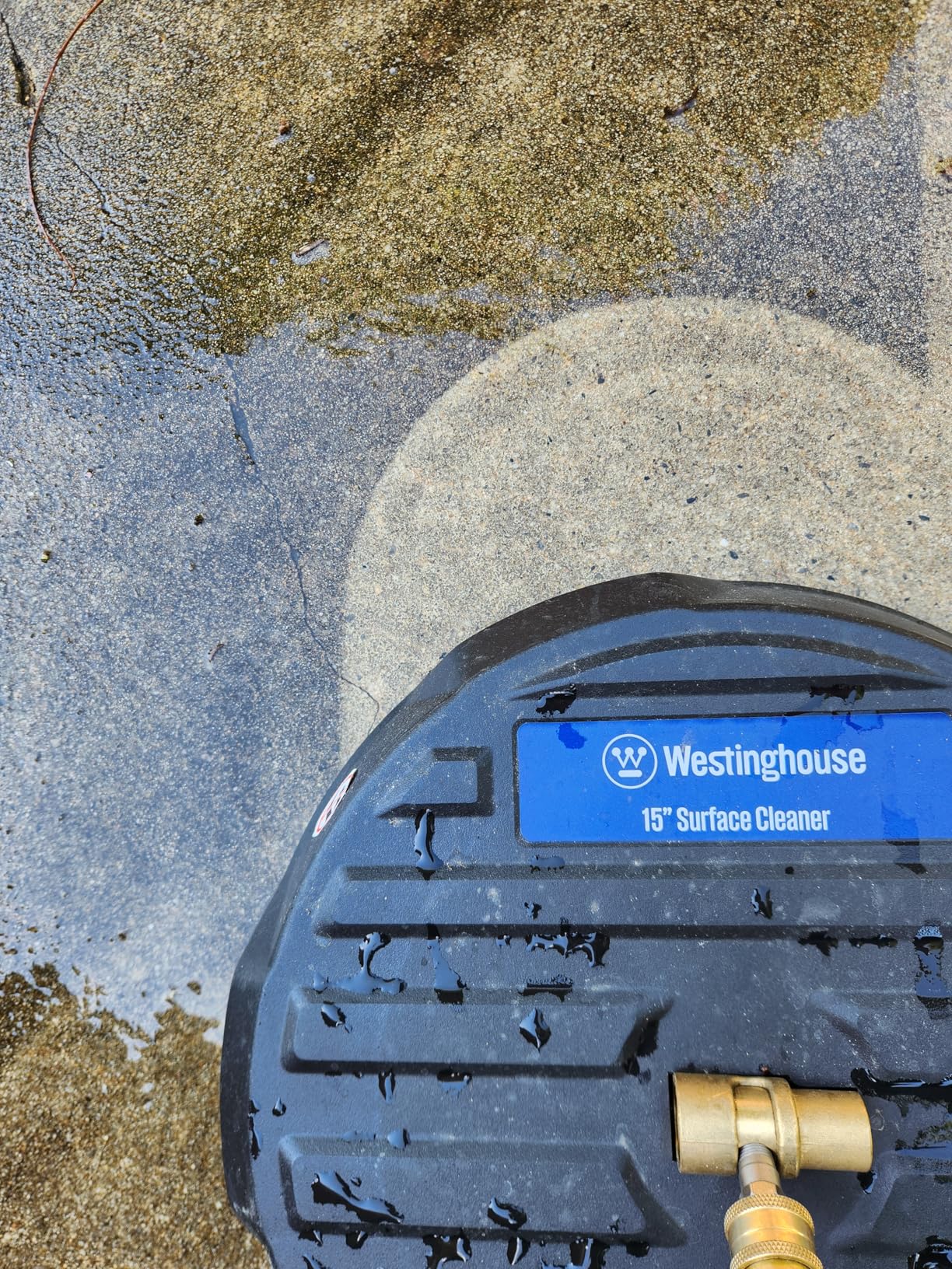 Westinghouse Universal 15 inch Pressure Washer Surface Cleaner Attachment - 3400 Max PSI, 1/4 inch Connector - For Gas and Electric Pressure Washers - Customer Photo 2