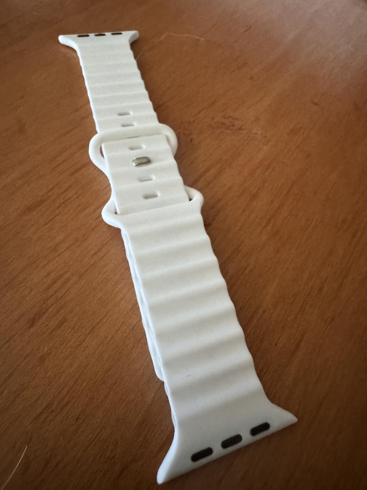 Apple Watch Ultra [GPS + Cellular 49mm] Titanium Case with Midnight Ocean Band, One Size (Renewed) - Customer Photo 1