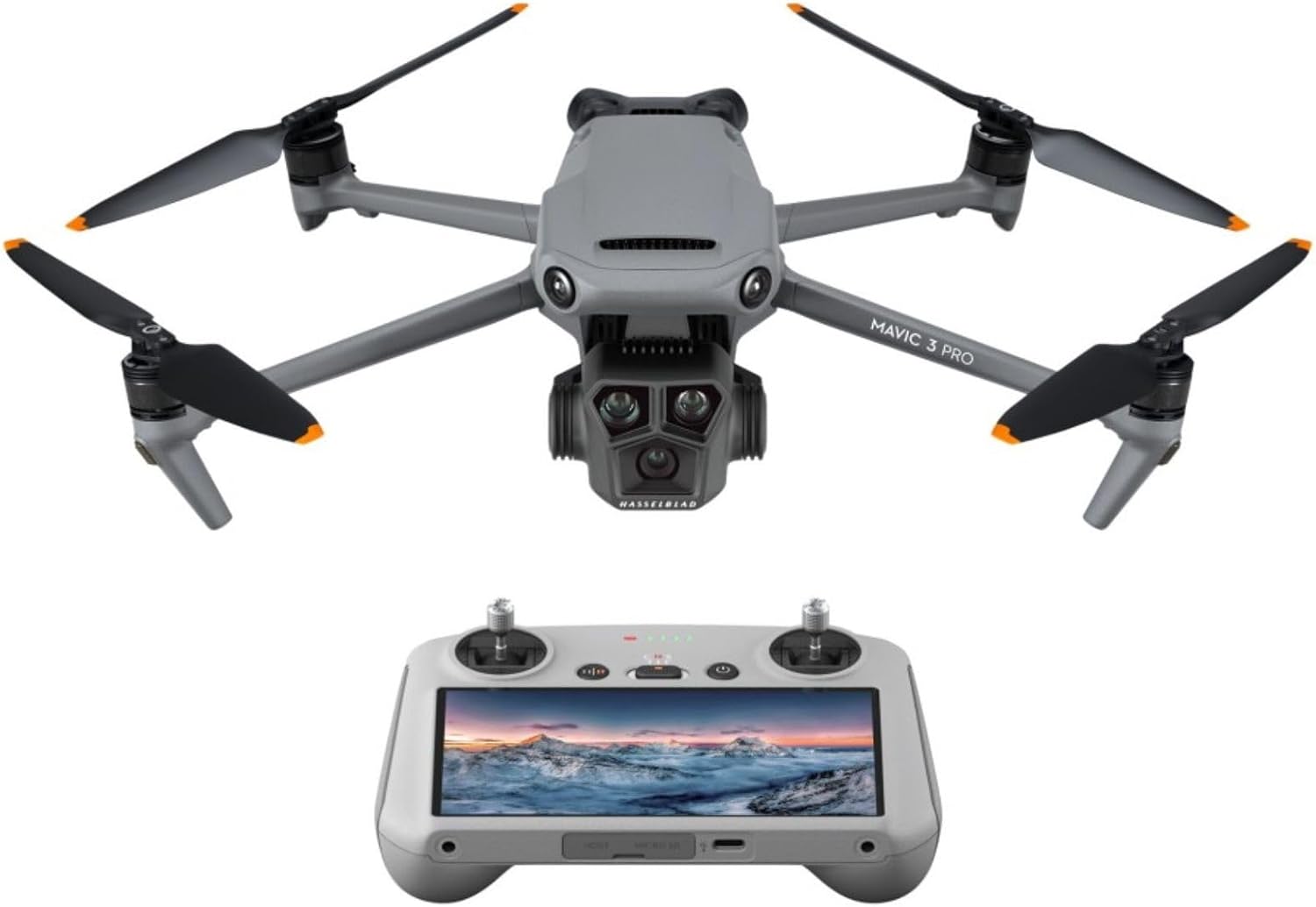 DJI Mavic 3 Pro with RC, Flagship Triple-Camera Drone with 4/3 CMOS Hasselblad 4K Camera, 43-Min Flight Time, 15km HD Video Transmission, FAA Remote ID Compliant, for Adults, Black - Customer Photo 1