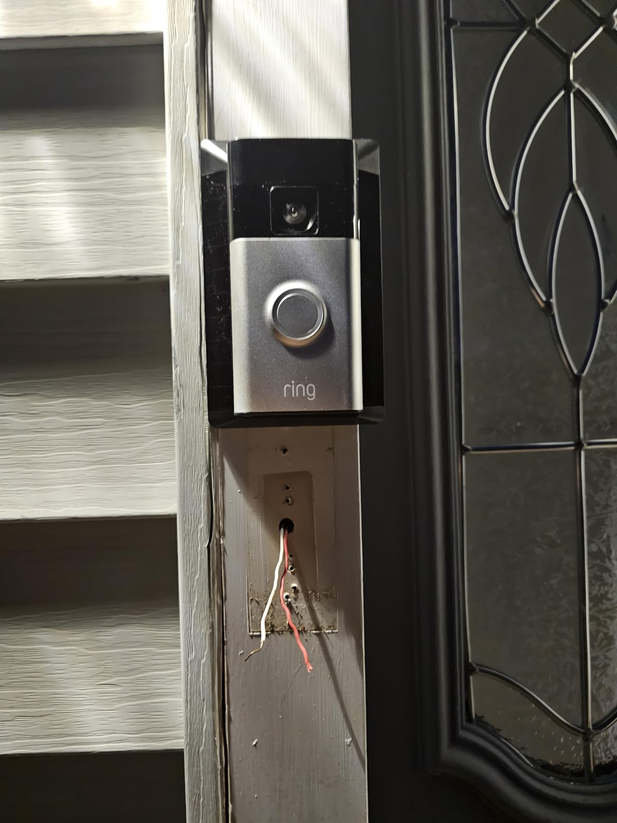 Ring Battery Doorbell (newest model), Home or business security with Head-to-Toe video, Live View with Two-Way Talk, and Motion Detection & Alerts, Venetian Bronze - Customer Photo 2