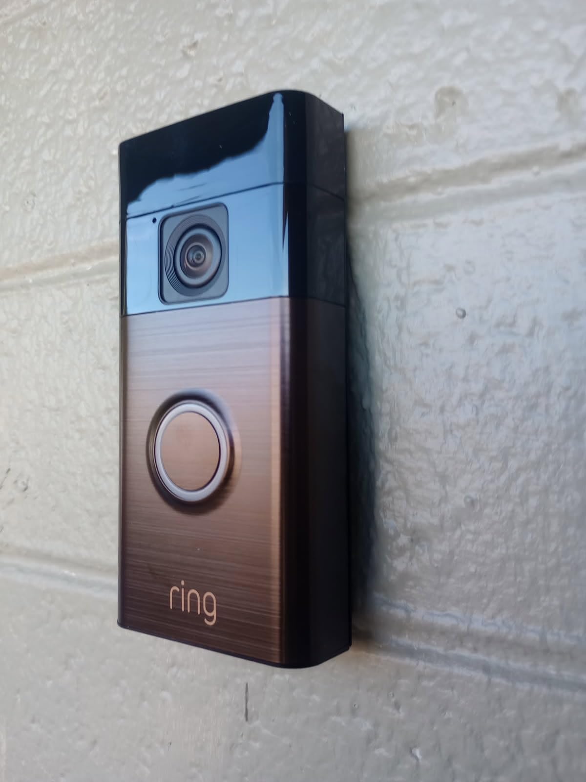 Ring Battery Doorbell (newest model), Home or business security with Head-to-Toe video, Live View with Two-Way Talk, and Motion Detection & Alerts, Satin Nickel - Customer Photo 1
