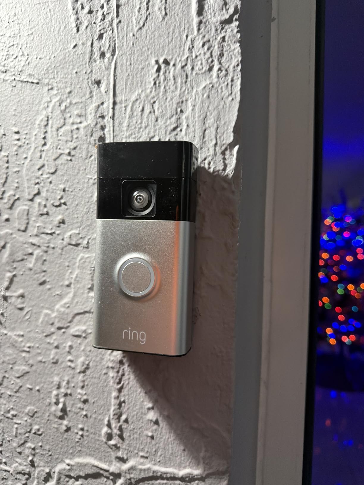 Ring Battery Doorbell (newest model), Home or business security with Head-to-Toe video, Live View with Two-Way Talk, and Motion Detection & Alerts, Satin Nickel - Customer Photo 2