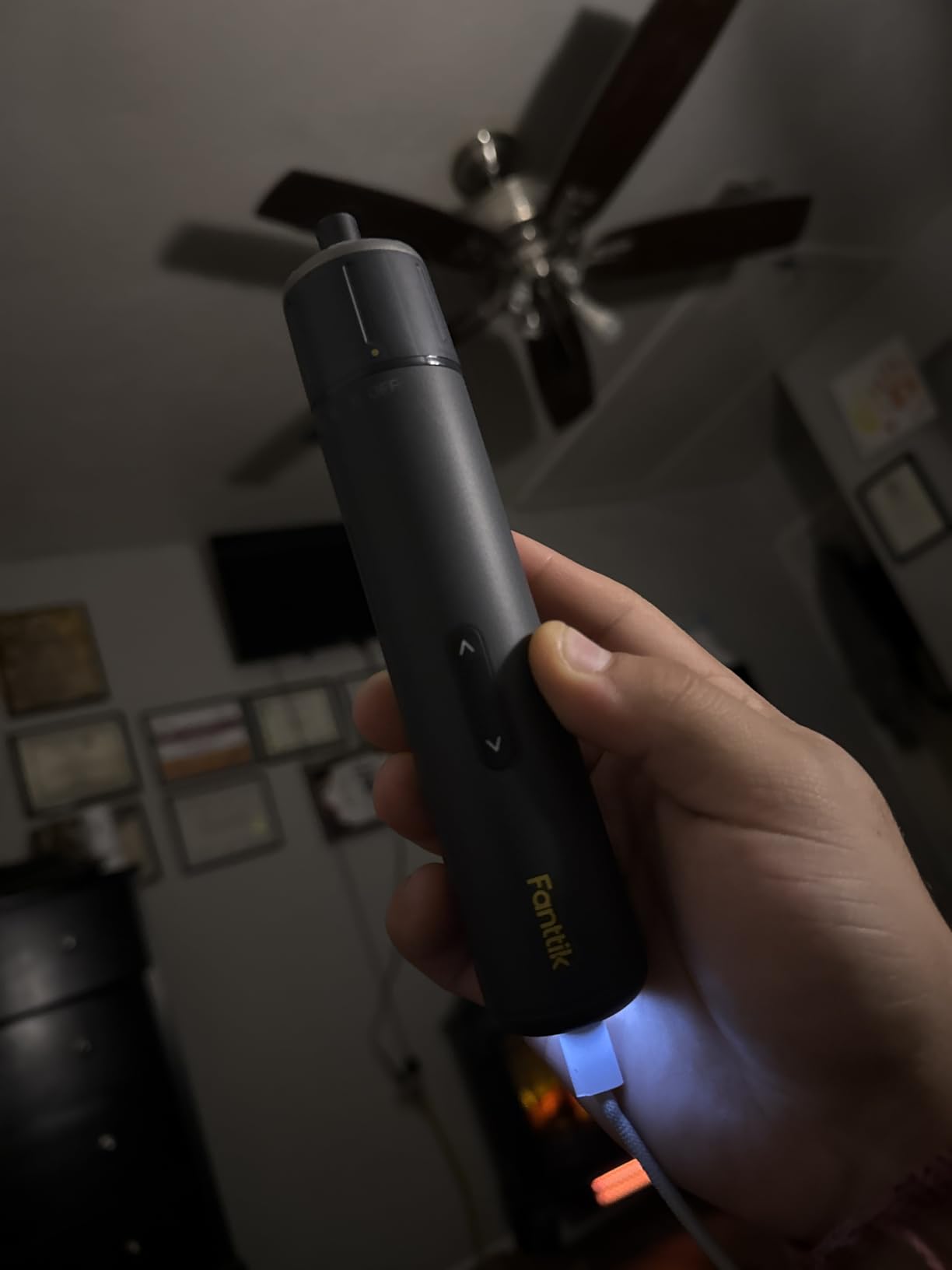 Fanttik S1 Pro Electric Screwdriver, Power Screwdriver with16 S2 Steel Bits, 3 Torque Settings, Max 6 N.m, 2000mAh Battery, LED Light & 1/4''Hex, Ideal Tool for Furniture & Gaming PC - Customer Photo 1