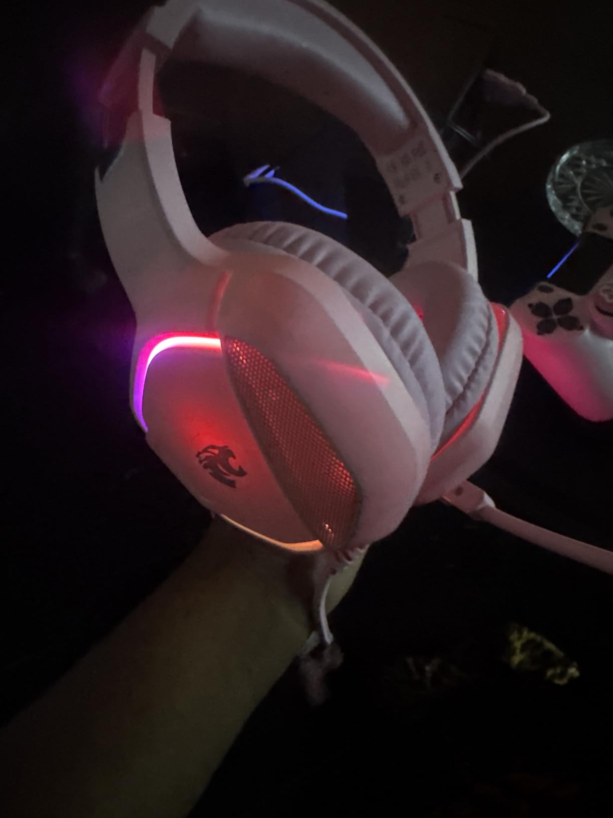 IMYB A36 Gaming Headset with Mic Stereo Headphones for Pc PS5, Xbox customer photo 1