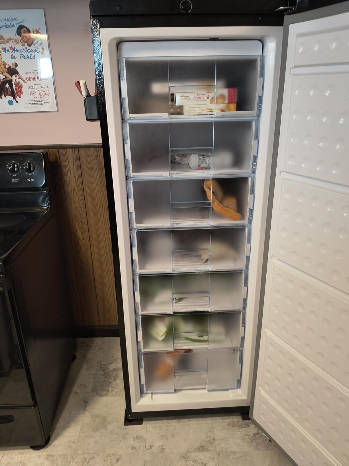 Hamilton Beach Upright Freezer, Deep Freeze, Stainless Steel Freezer with Drawer Compartments, 11 cu. ft. Freezer - 25D x 23.6W x 66.5H - Customer Photo 2