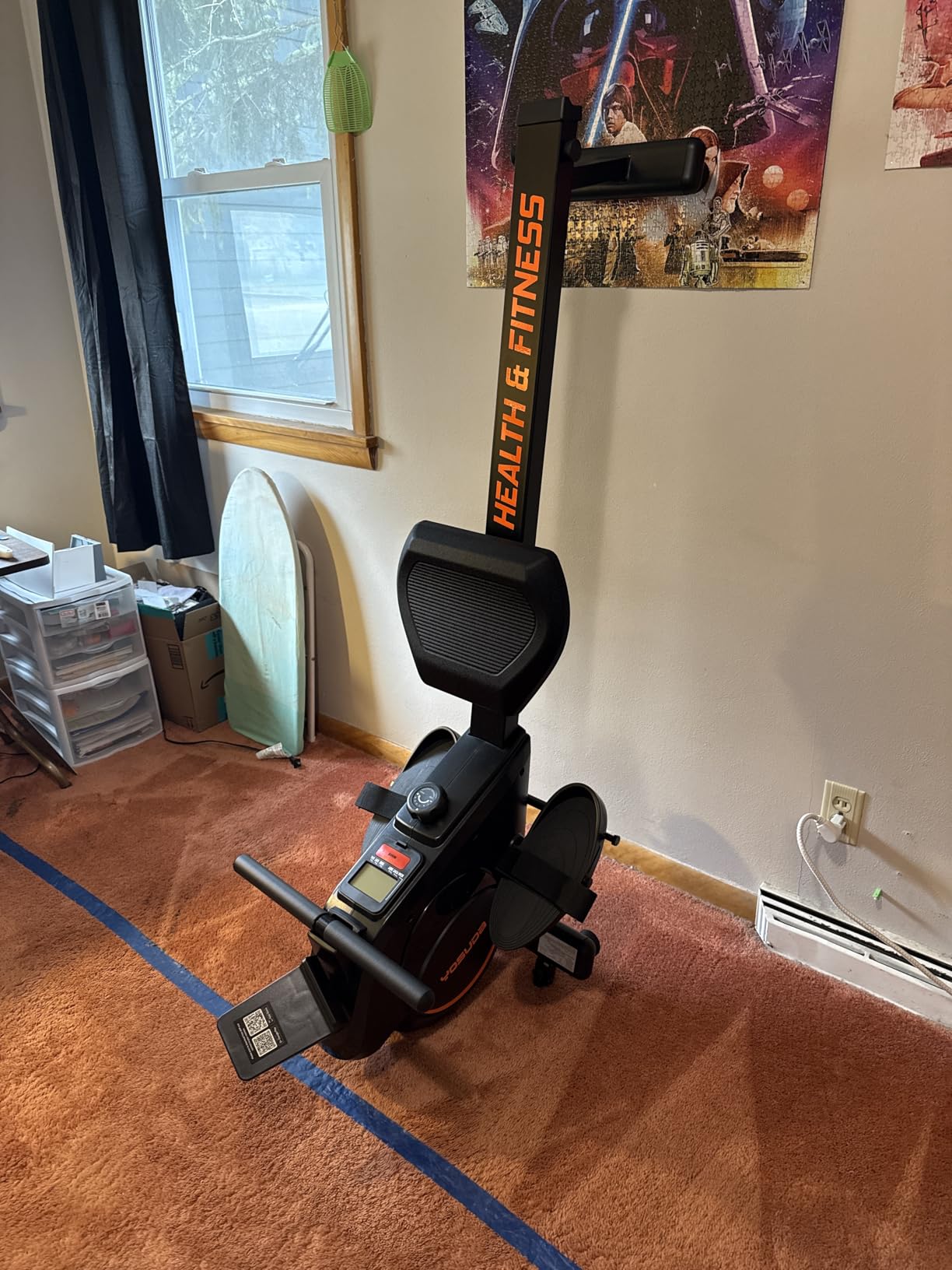 YOSUDA Magnetic/Water Rowing Machine for Home - Rower Machine Use with Bluetooth, App Supported, Rowing Machine for Taller Power Athletes, Comfortable Seat Cushion - Customer Photo 2