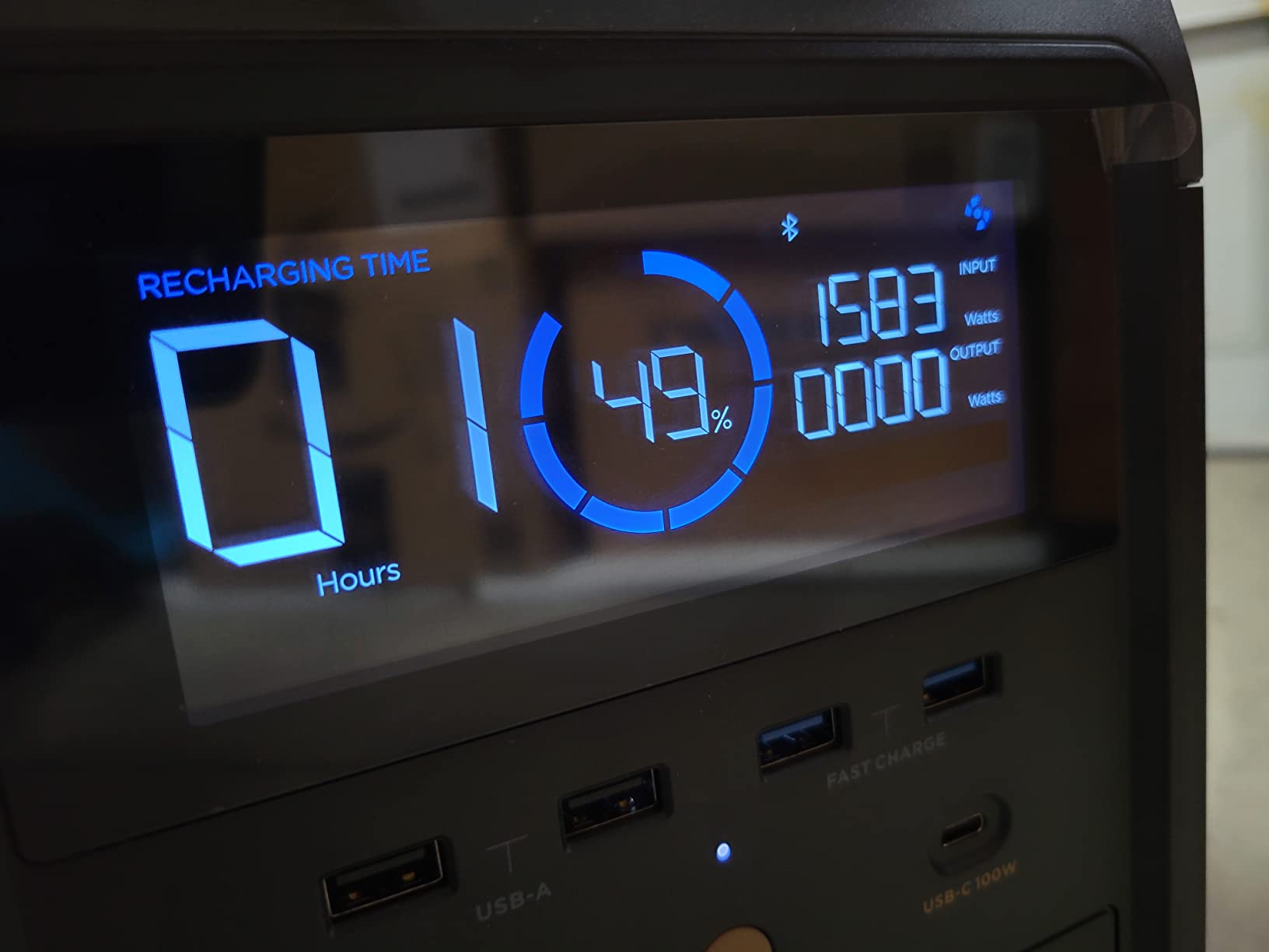 EcoFlow Portable Power Station 3600Wh DELTA Pro, 120V AC Outlets x 5, 3600W, 2.7H Fast Charge, Lifepo4 Power Station, Solar Generator for Home Use, Power Outage, Camping, RV, Emergencies customer photo 1