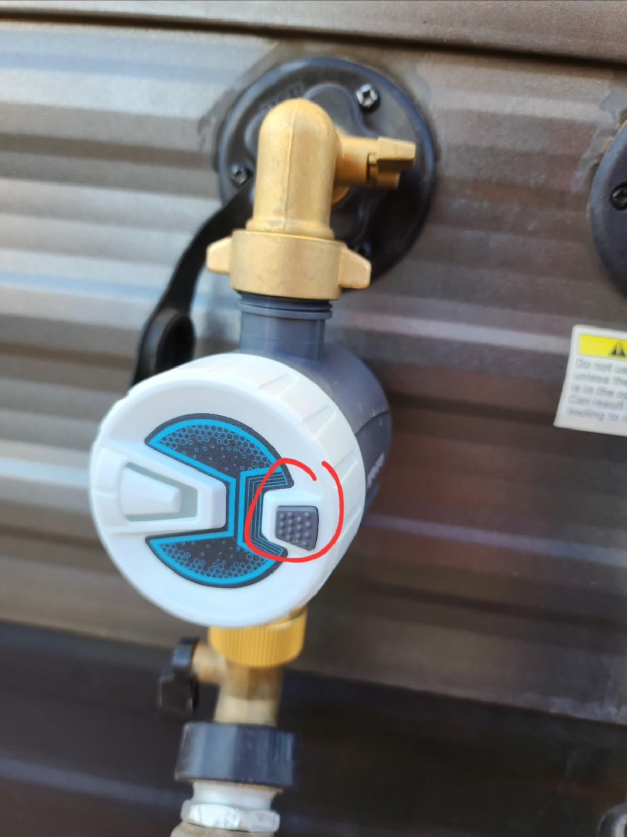 RAINPOINT Sprinkler Timer, WiFi Water Timer for Garden Hose, Smart Irrigation Controller, APP Remote Control (2.4Ghz WiFi Connection) Customer Review RAINPOINT Sprinkler Timer, WiFi Water Timer for Garden Hose, Smart Irrigation Controller, APP Remote Control (2.4Ghz WiFi Connection) - Customer Photo 1