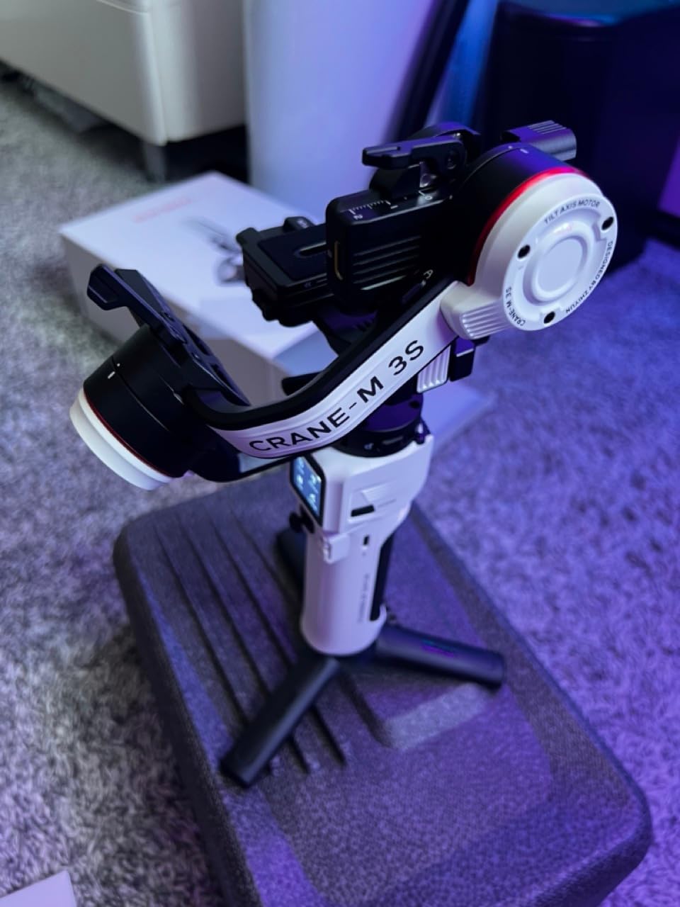 Zhiyun Crane M3S Handheld Gimbal 3-Axis Stabilizer All in One Design for Mirrorless Cameras Like Sony,Canon,Smartphone Like iPhone,Sumsung,Action Cameras Like Gopro (Crane M3 Upgrade Version in 2023) Customer Review Zhiyun Crane M3S Handheld Gimbal 3-Axis Stabilizer All in One Design for Mirrorless Cameras Like Sony,Canon,Smartphone Like iPhone,Sumsung,Action Cameras Like Gopro (Crane M3 Upgrade Version in 2023) - Customer Photo 2