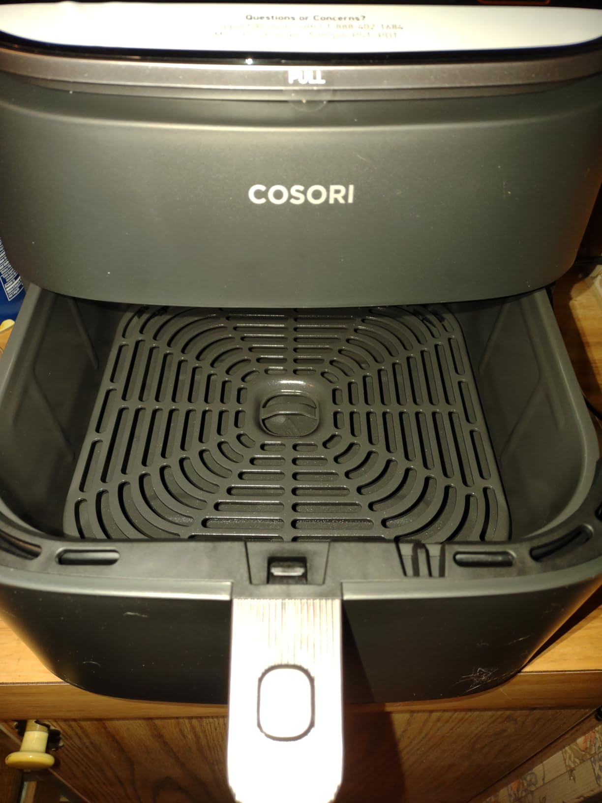Cosori 9-in-1 TurboBlaze Air Fryer 6 Qt, Premium Ceramic Coating, 90°–450°F, Precise Heating for Even Results, Air Fry, Roast, Bake, Broil, Dry, Frozen, Proof, Reheat, Keep Warm, 120V, Dark Gray - Customer Photo 2
