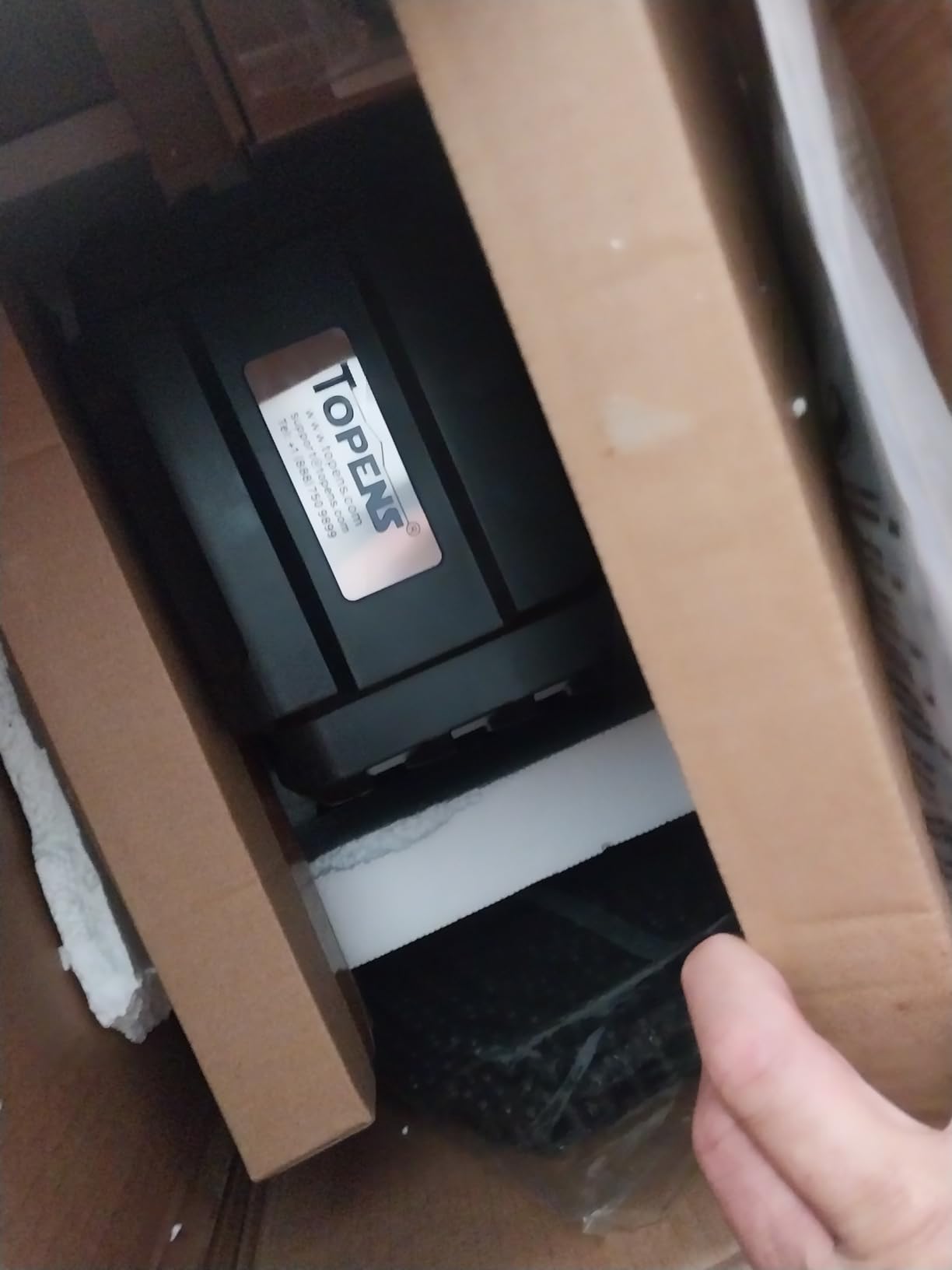 TOPENS CK2500 Automatic Sliding Gate Opener Chain Drive Electric Gate Motor for Heavy Driveway Slide Gate Up to 5700 Pounds Security Gate Operator AC Powered with 20ft Roller Chain and Remote Control - Customer Photo 1