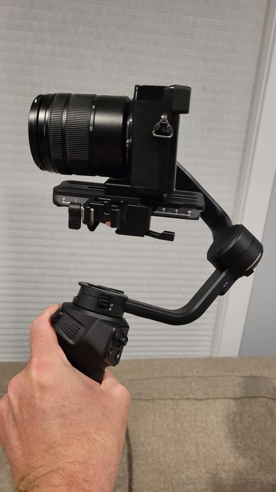 Zhiyun Weebill 3S Combo 3-Axis Gimbal Stabilizer for DSLR and Mirrorless Camera Compatible with Sony Nikon Canon Panasonic LUMIX Extendable Sling Grip Integrated Fill Light PD Fast Charge - Customer Photo 1