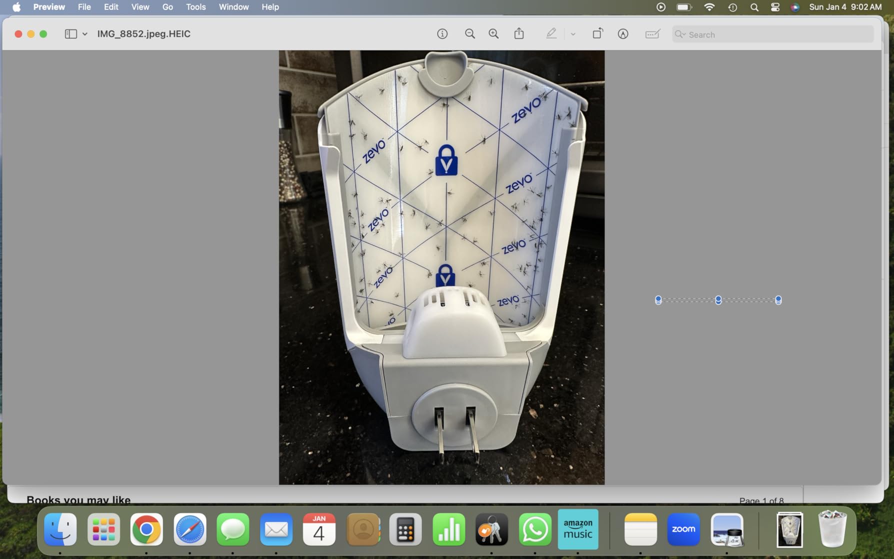 Zevo 2 Flying Insect Traps & 2 Refill Cartridges - Plug in Fly Trap & Indoor Bug Catcher for Gnats, House & Fruit Flies - Blue & UV Light Technology Customer Review Zevo 2 Flying Insect Traps & 2 Refill Cartridges - Plug in Fly Trap & Indoor Bug Catcher for Gnats, House & Fruit Flies - Blue & UV Light Technology - Customer Photo 2