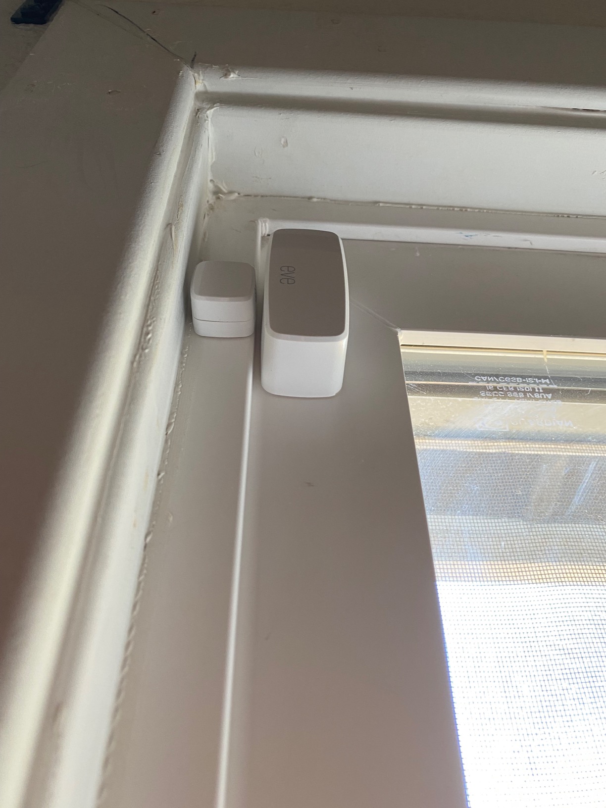 Eve Door & Window (Matter) 3 Pack - Smart Contact Sensor for Doors & Windows, Open/Closed State, Matter Over Thread, Apple Home, Alexa, Google Home Customer Review Eve Door & Window (Matter) 3 Pack - Smart Contact Sensor for Doors & Windows, Open/Closed State, Matter Over Thread, Apple Home, Alexa, Google Home - Customer Photo 1