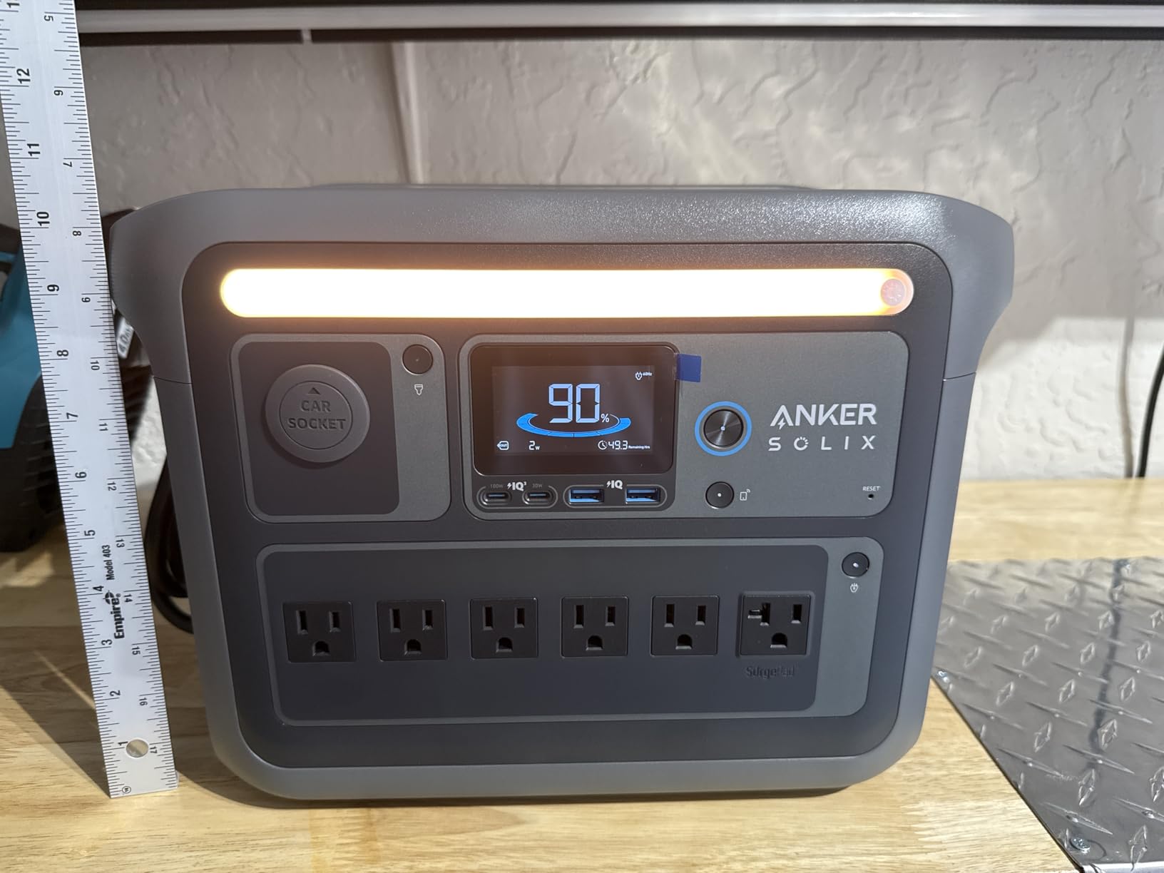 Anker SOLIX C1000 Portable Power Station, 1800W (Peak 2400W) Solar Generator, Full Charge in 58 Min, 1056wh LiFePO4 Battery for Home Backup, Power Outages, and Outdoor Camping (Optional Solar Panel) - Customer Photo 2